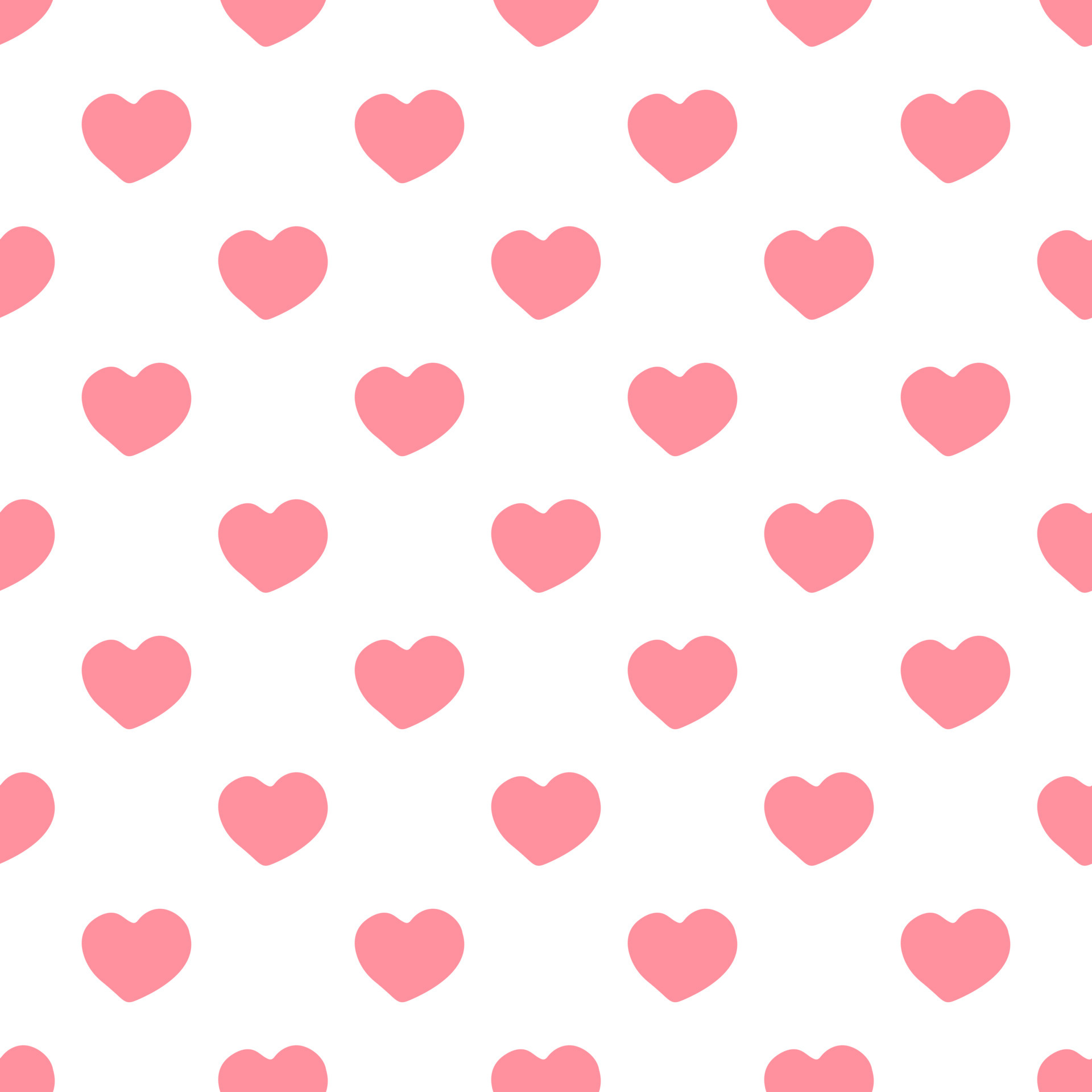 Red hearts seamless pattern. 14 february wallpaper. Valentines Day backdrop