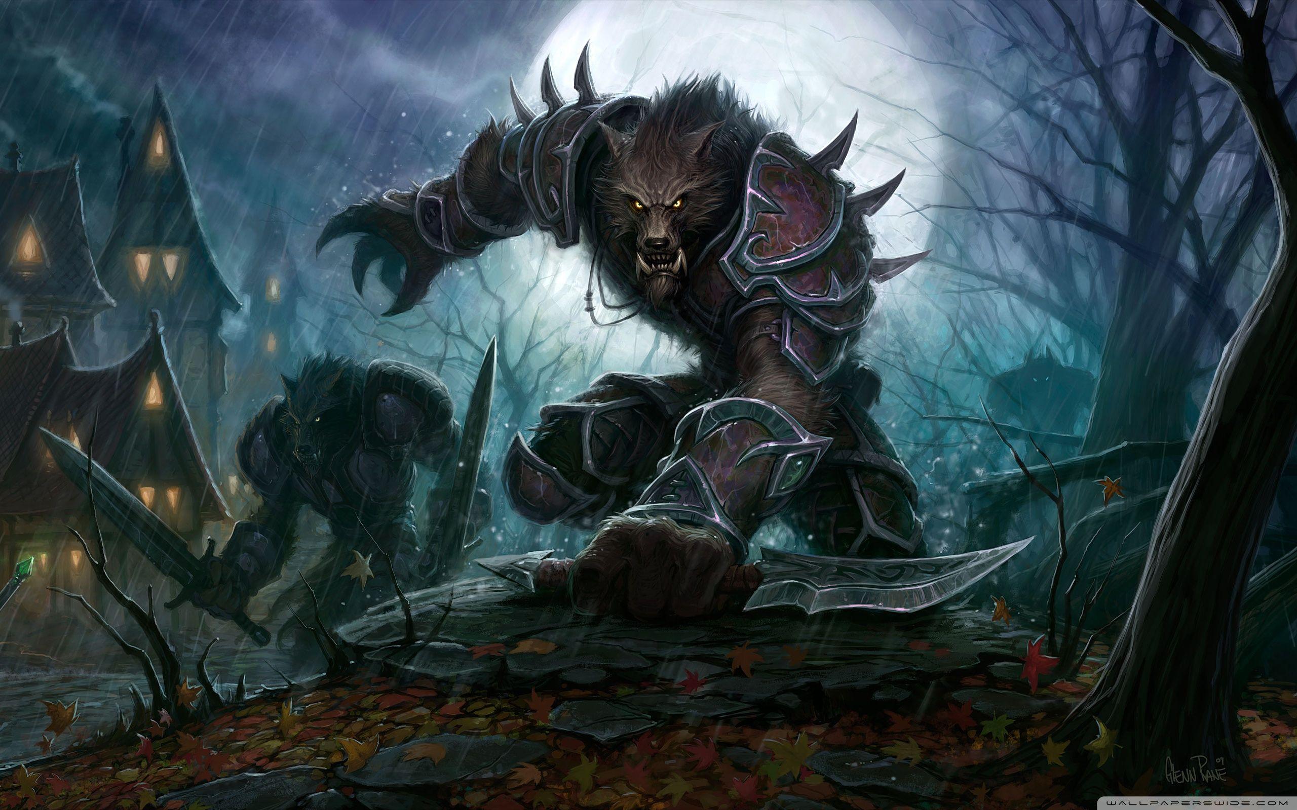 worgen wow wallpaper