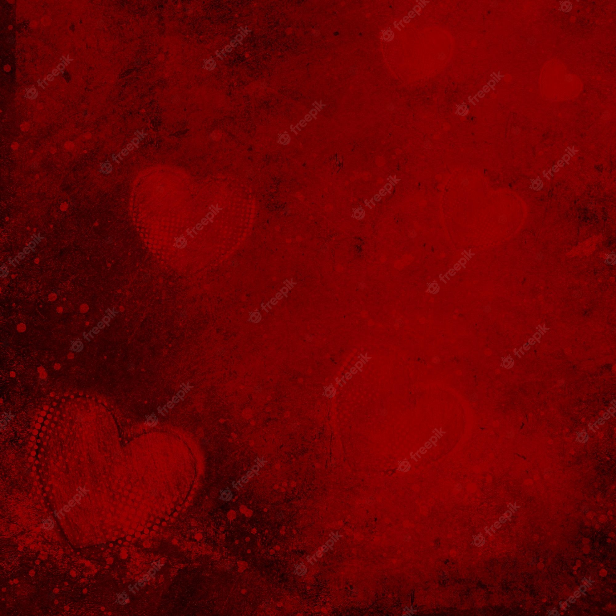 Red Valentines Background Image