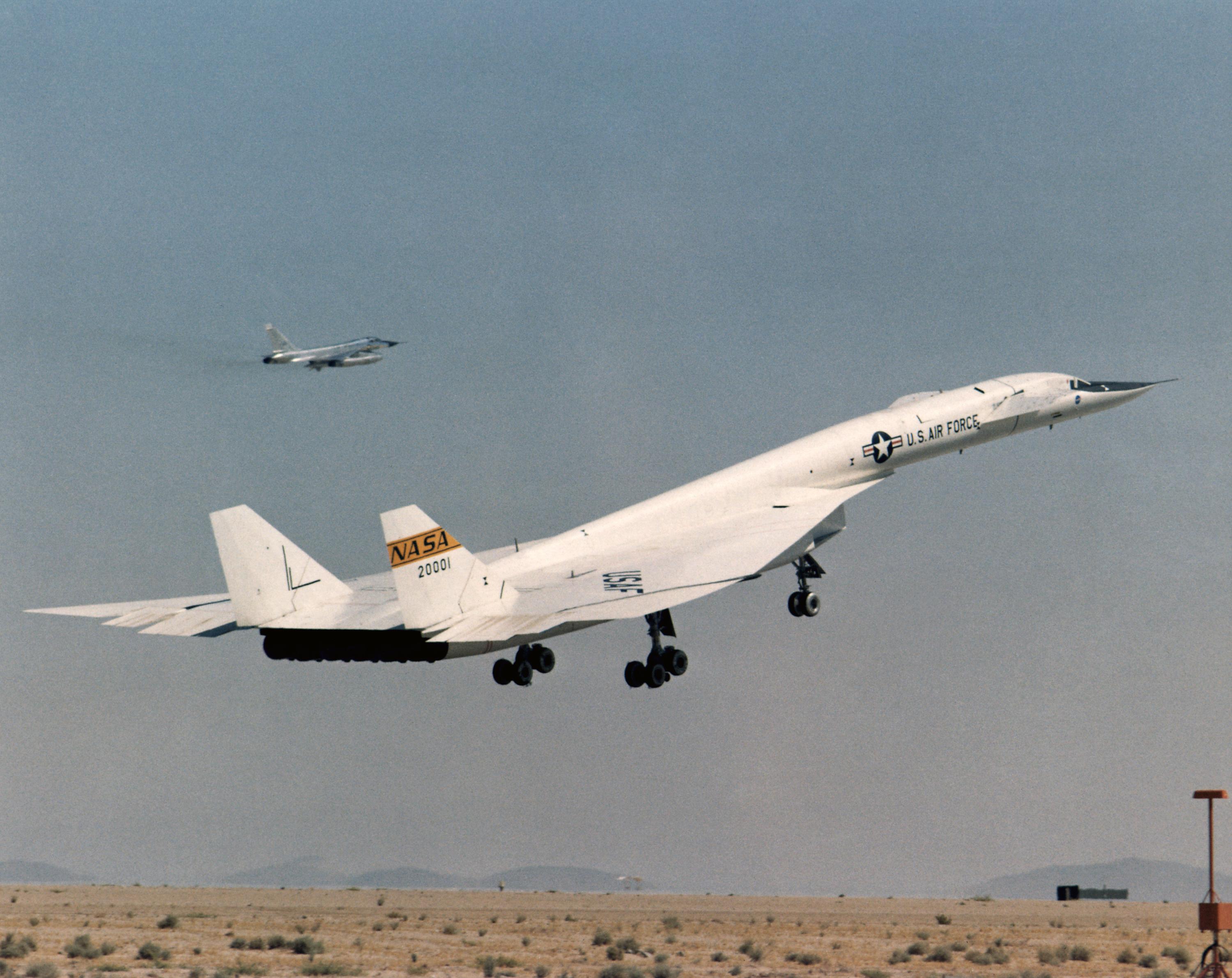 XB 70 Valkyrie With TB 58 Chase