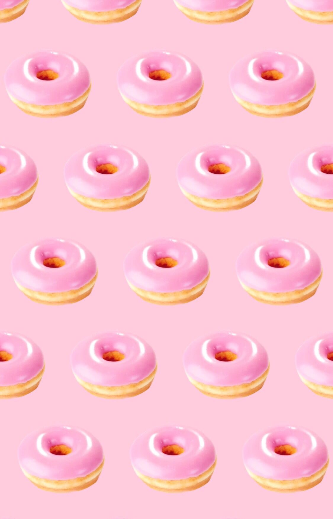 Pink donut wallpaper. Pink donuts wallpaper, Wallpaper iphone cute, iPhone wallpaper