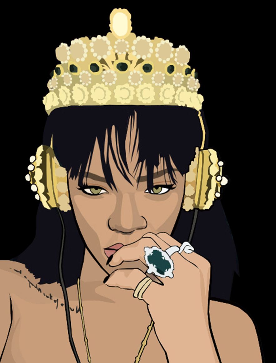 Rihanna Cartoon Wallpaper Free Rihanna Cartoon Background