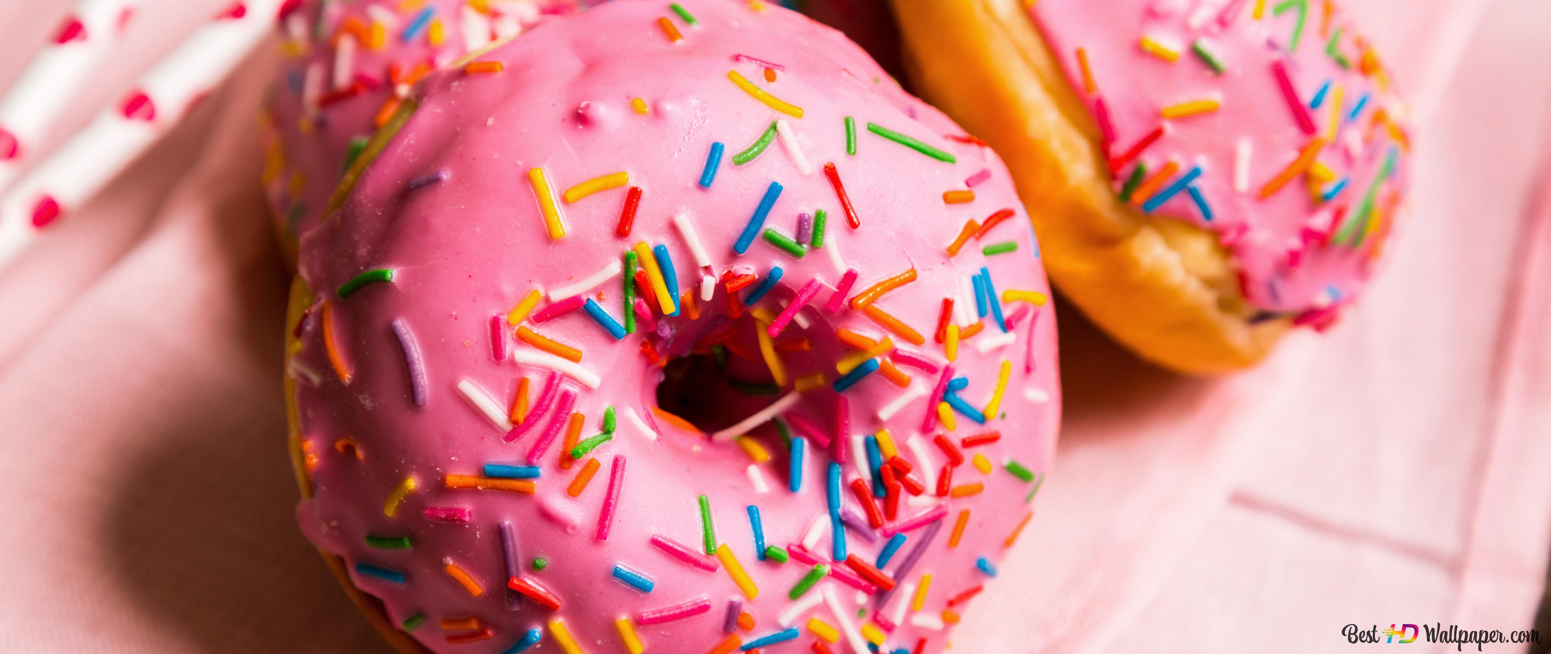 Donuts 4K wallpaper download