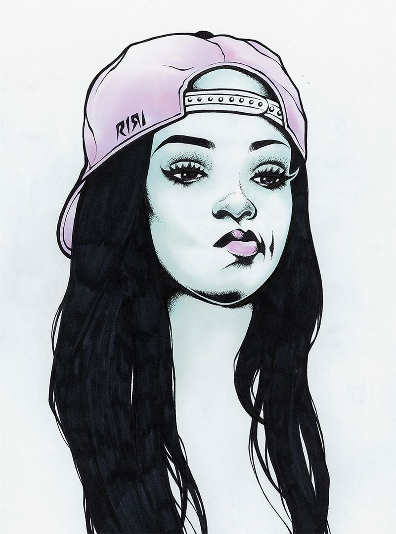 638eb5d95c222cd56b99e95c20123ec8 (801×1080). Rihanna drawing, Black girl art, Rihanna