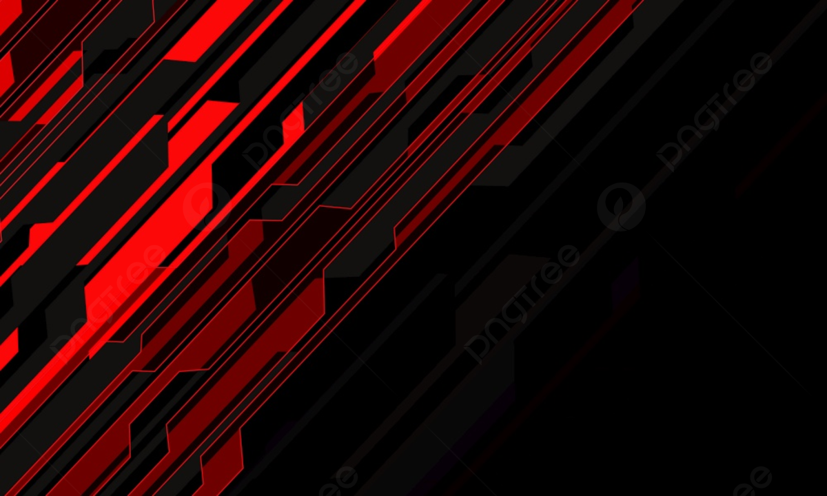 Abstract Red Light Circuit Cyber Slash On Black Blank Space Design Modern Futuristic Technology Background Vector Illustration, , Texture, Technology Background Image for Free Download