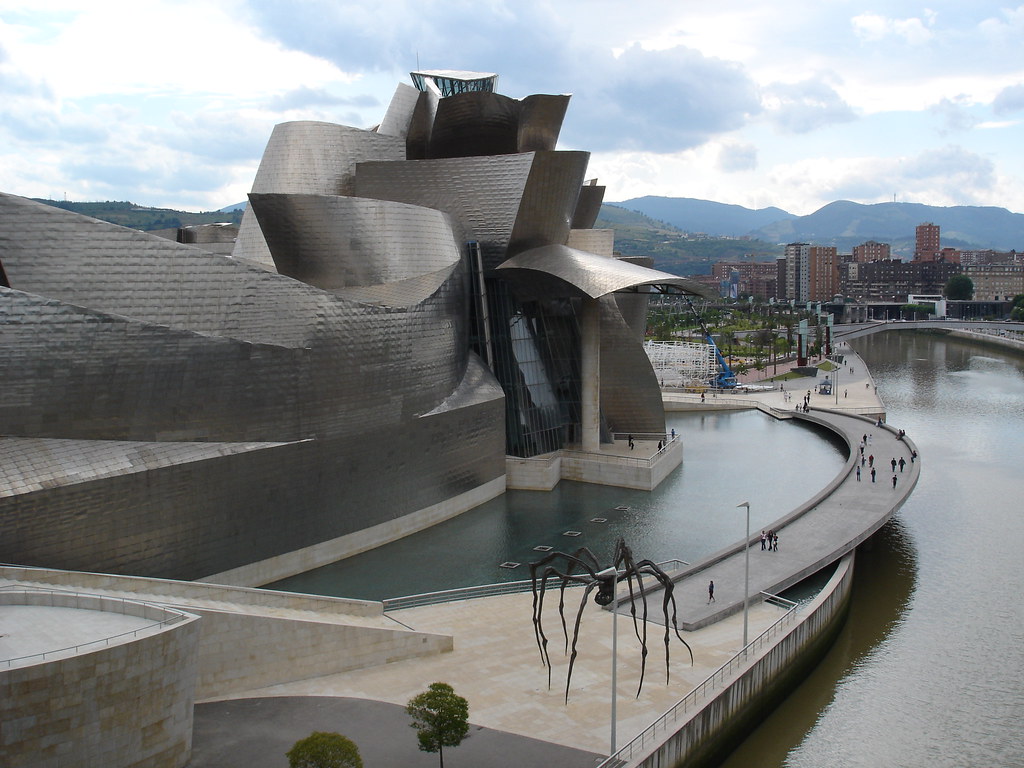 Gehry Bilbao Museum, Bilbao, Spain. Architect