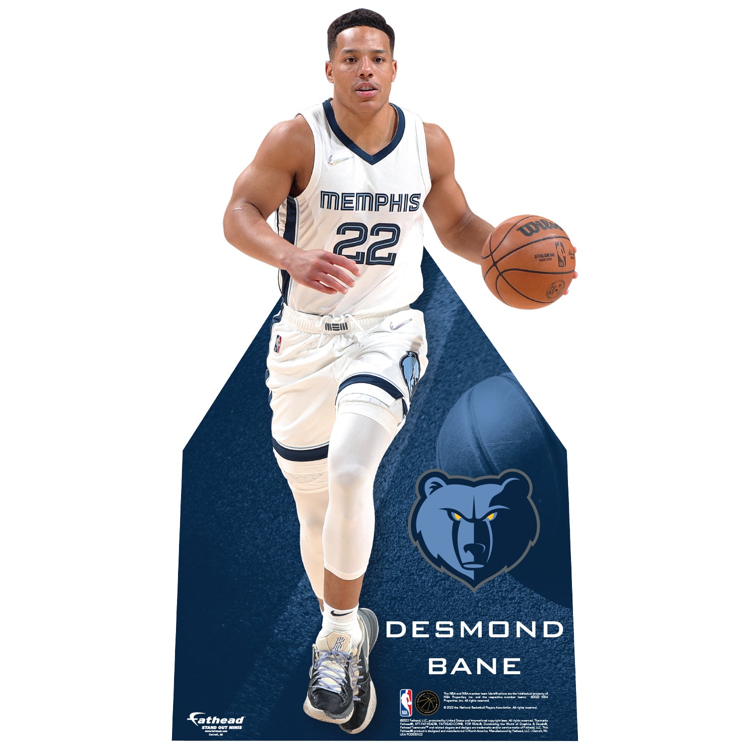 Memphis Grizzlies: Desmond Bane 2022 Mini Cardstock Cutout