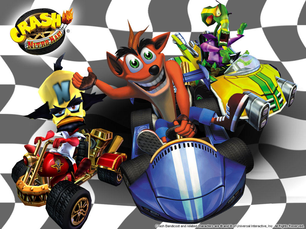 Crash Nitro Kart (2003) Desktop Wallpaper