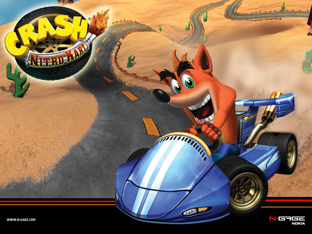 Crash Nitro Kart (2003) promotional art