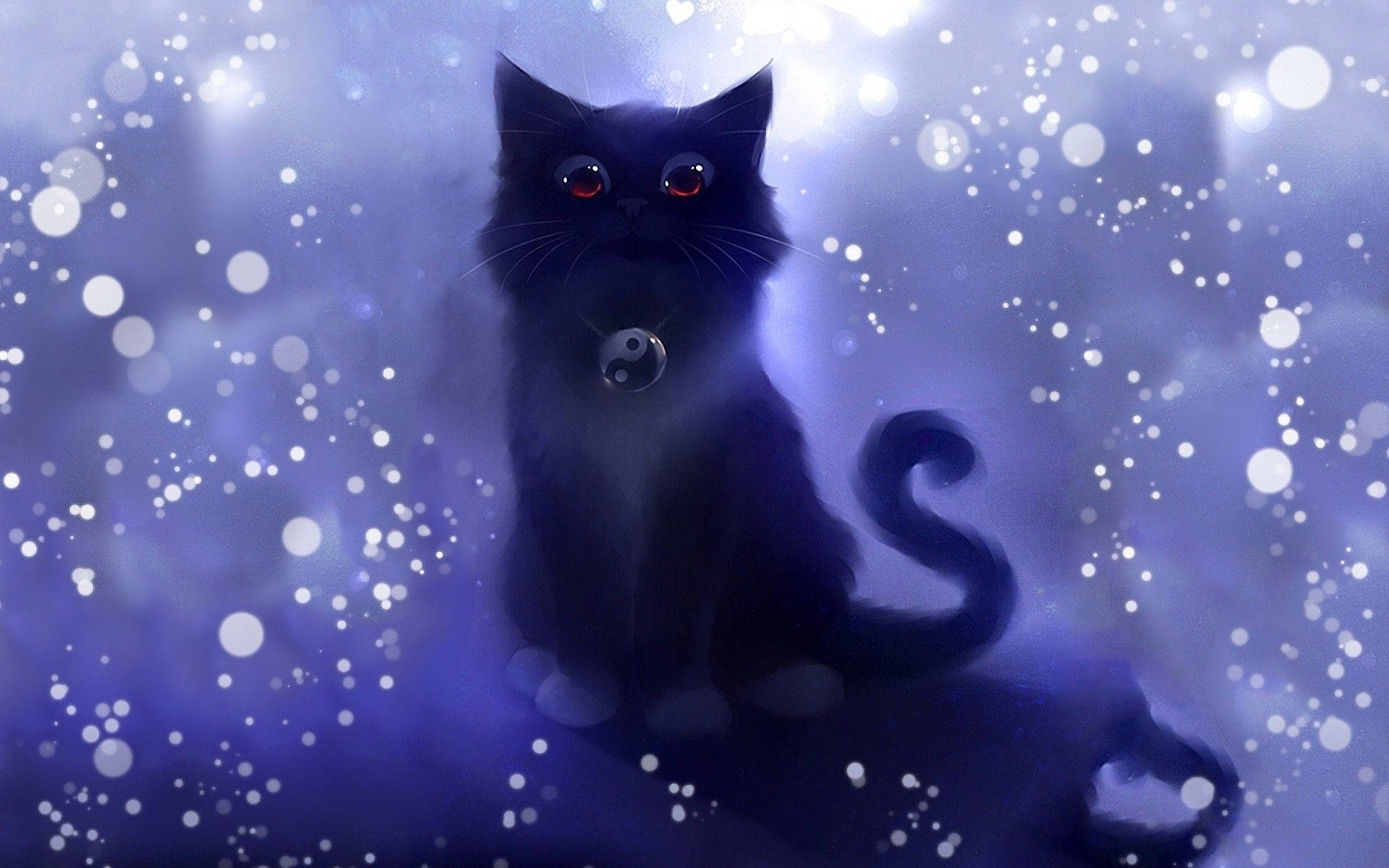 Black Cat Art Wallpapers - Wallpaper Cave