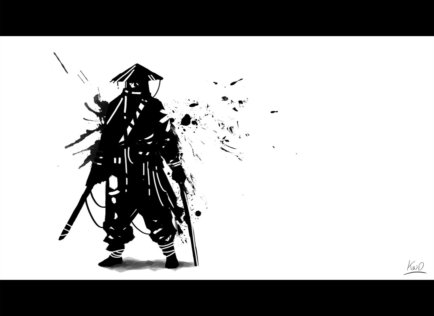 White Samurai Wallpaper