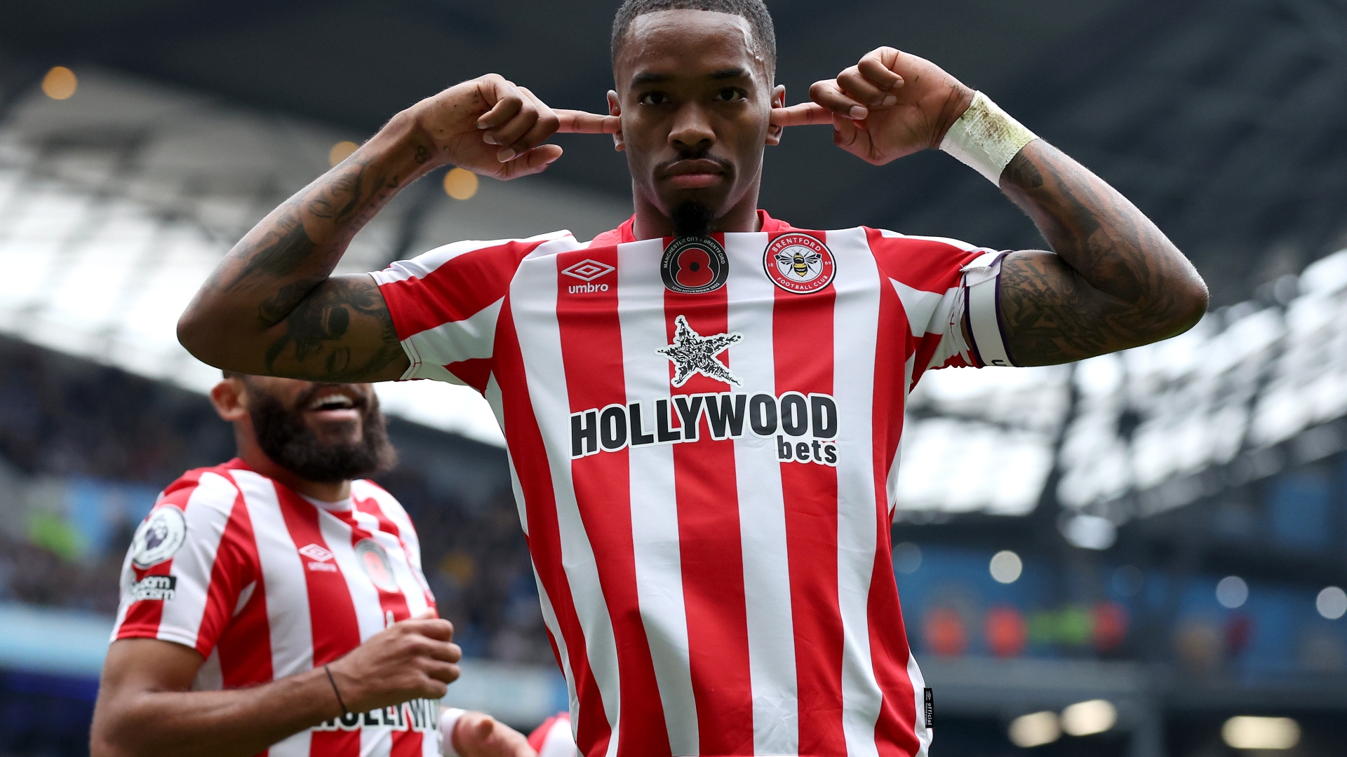 Ivan Toney responds to World Cup snub by stunning Man City with goal for Brentford at the Etihad