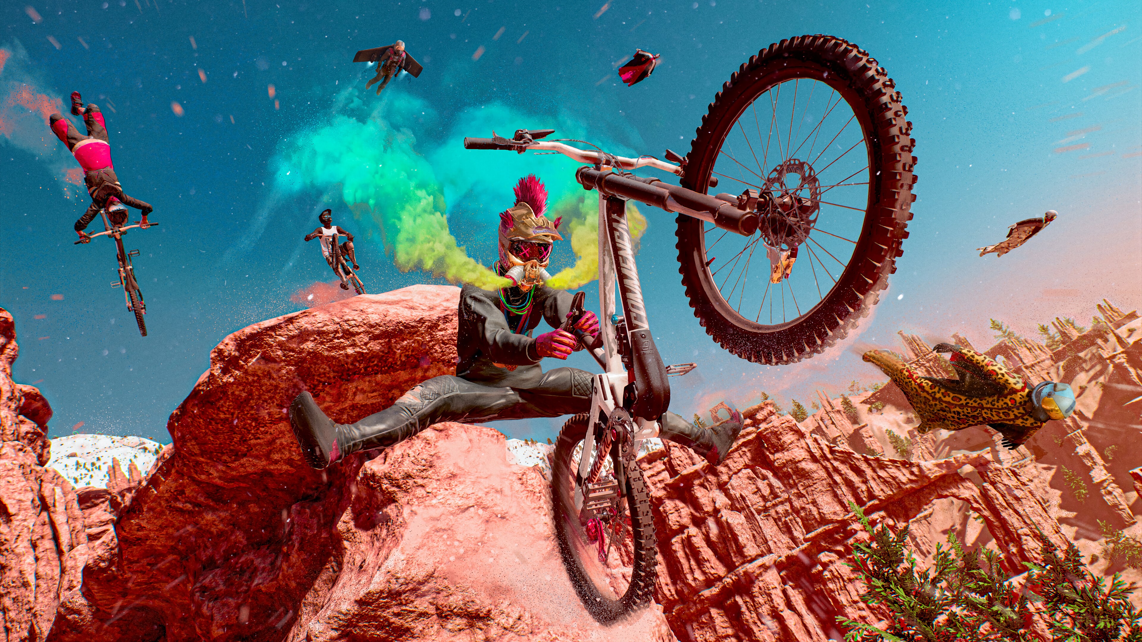 Riders Republic, Extreme Sports, Video Game, BMX, Mountain Bike, Bicycle, Wingsuit 4k Gallery HD Wallpaper