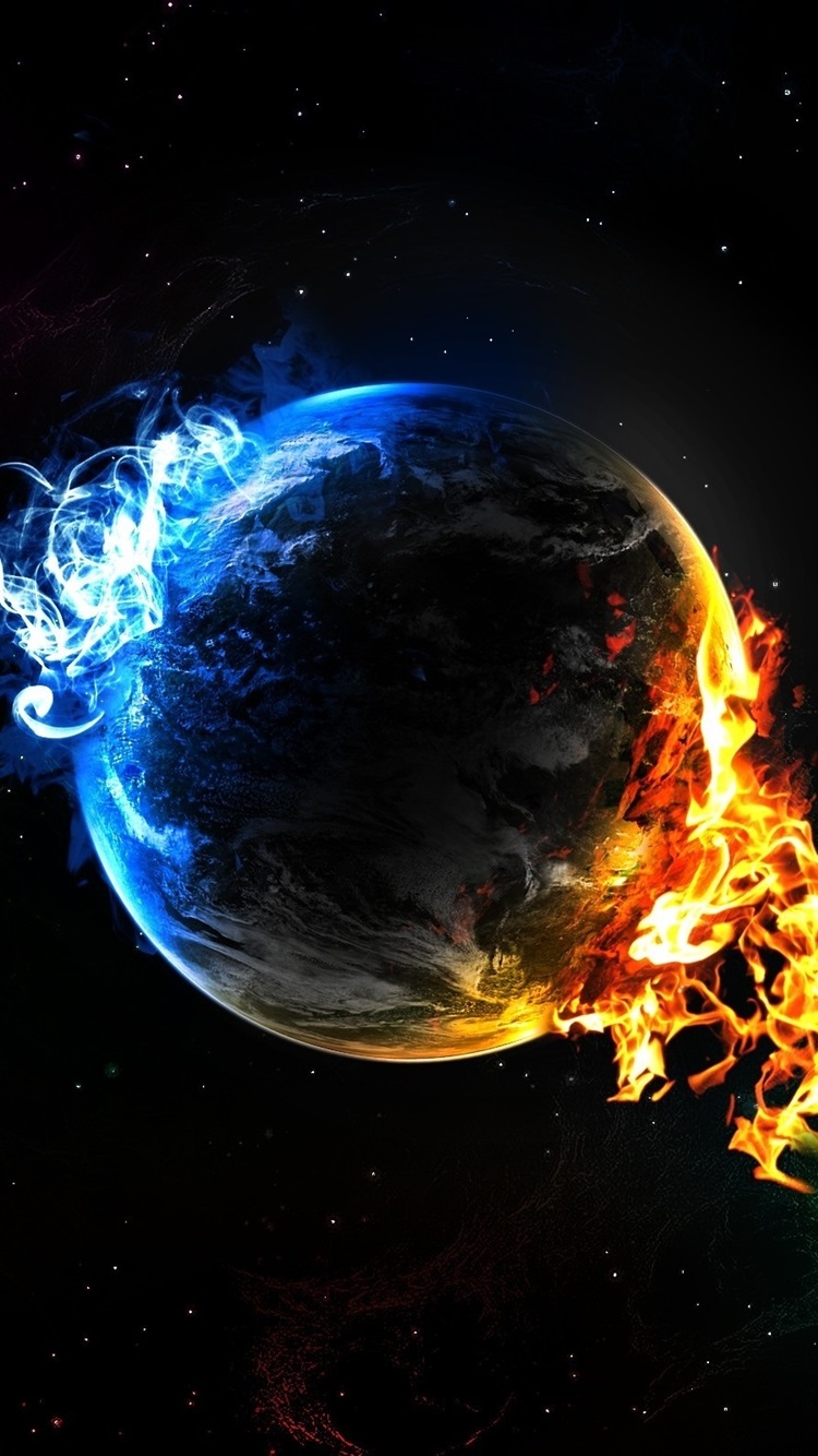 Wallpaper Cold and hot planet 2560x1600 HD Picture, Image