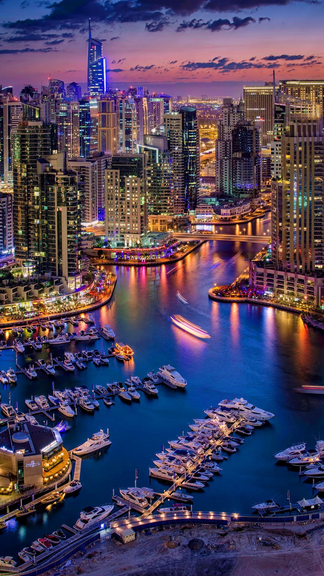 Gallery Dubai Marina At Night Hd Mobile Wallpaper. Dubai Travel, Dubai City, Living In Dubai