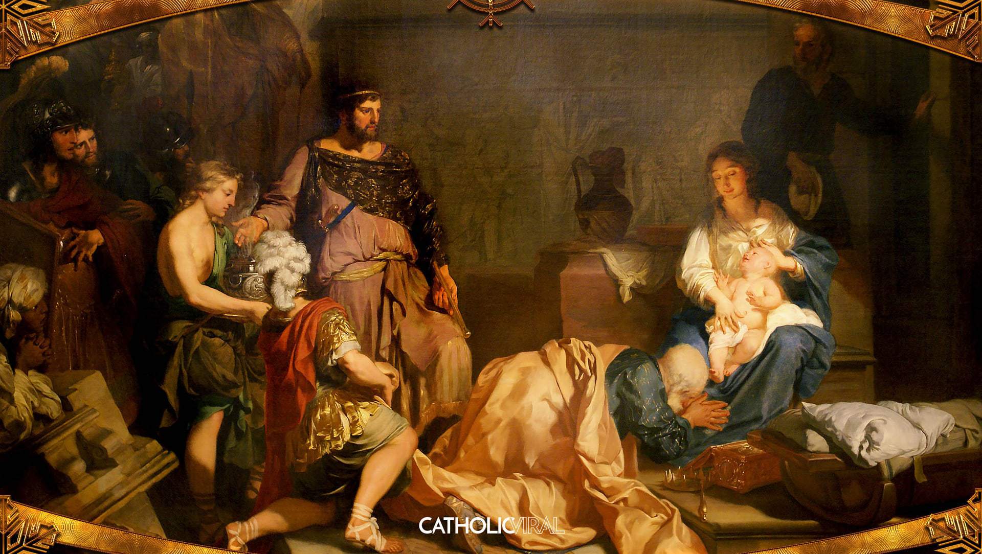 Gorgeous Classical Paintings of the Nativity- HD Christmas Wallpaper CatholicViral