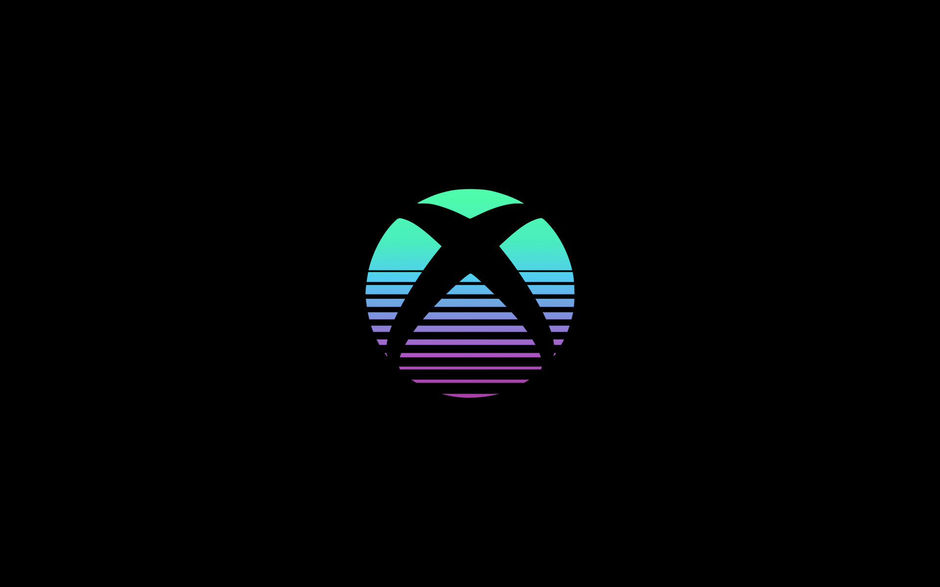 Xbox Wallpaper 4K, Logo, Black background, Technology