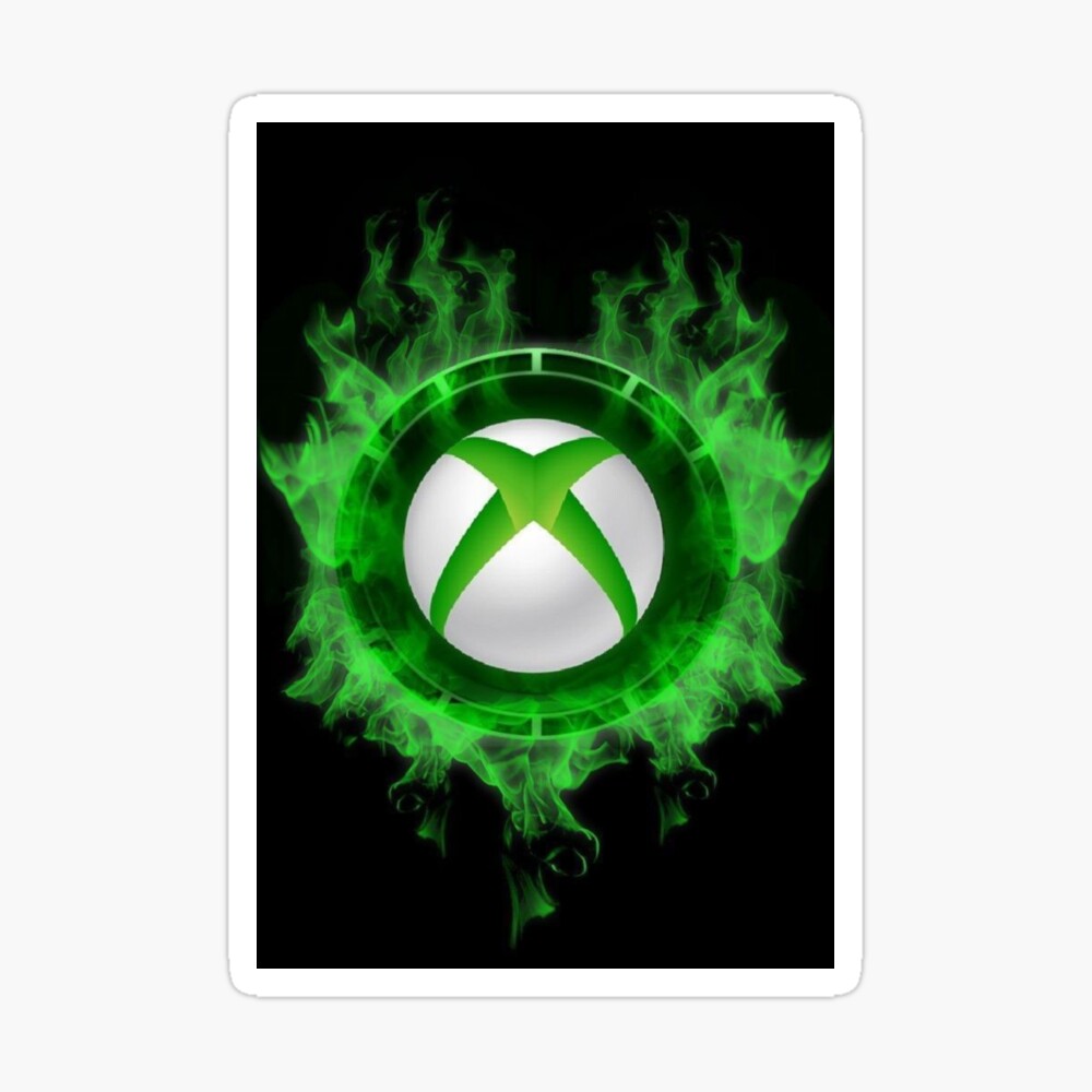 Neon Green Xbox Logo Gamer Art Canvas Print By 1st P Player