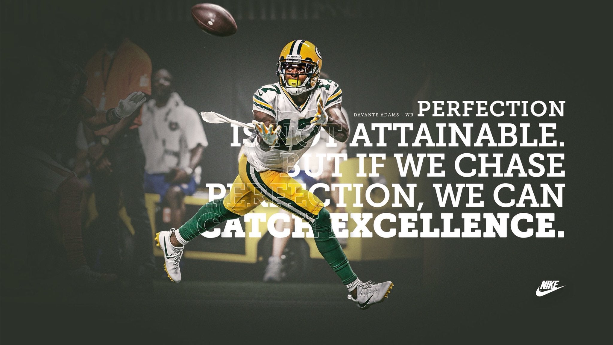 Vince Lombardi. Davante Adams. Catch Excellence