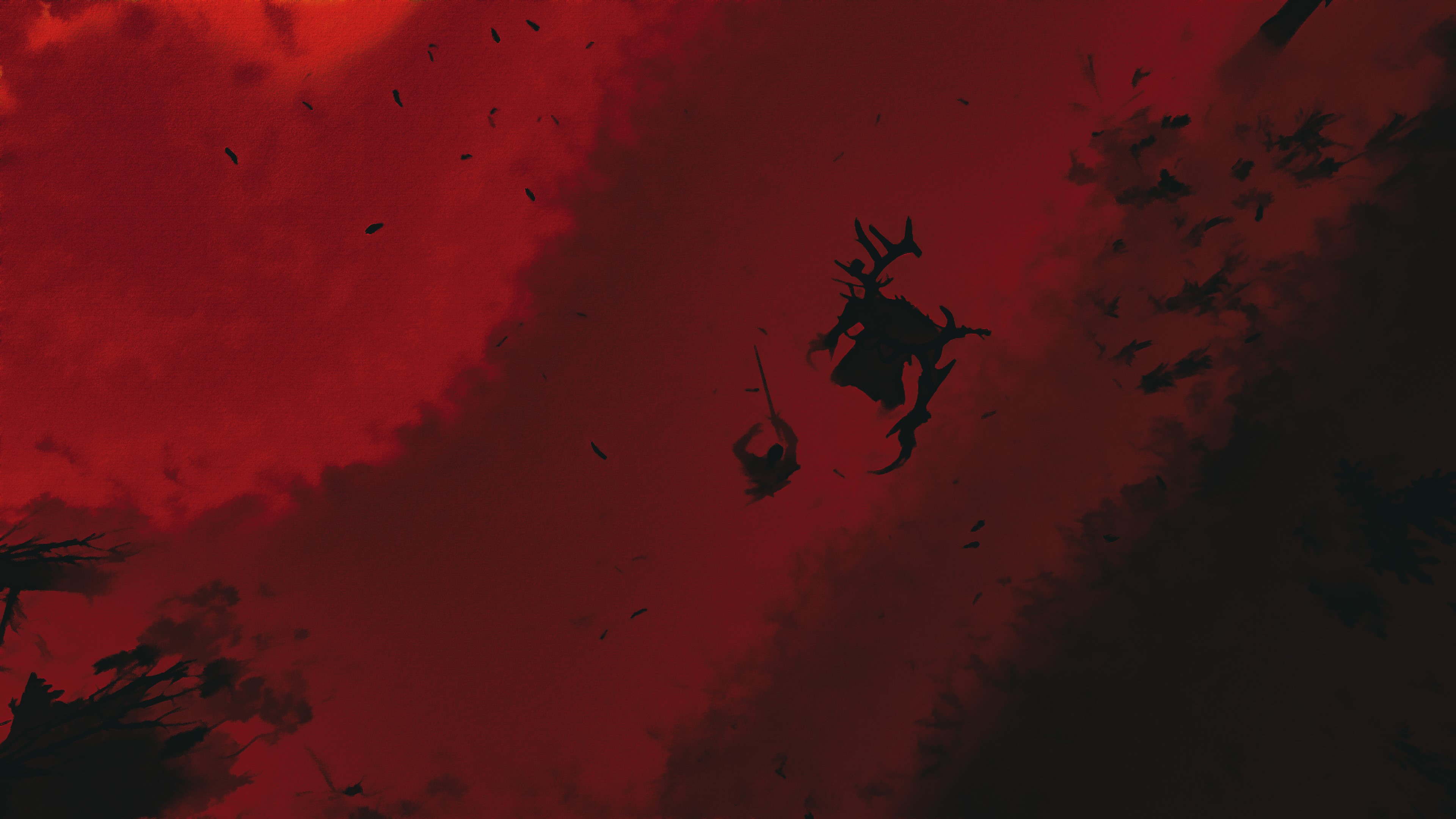 Wallpaper / The Witcher, The Witcher 3: Wild Hunt, PC gaming, screen shot, Nvidia Ansel, red free download