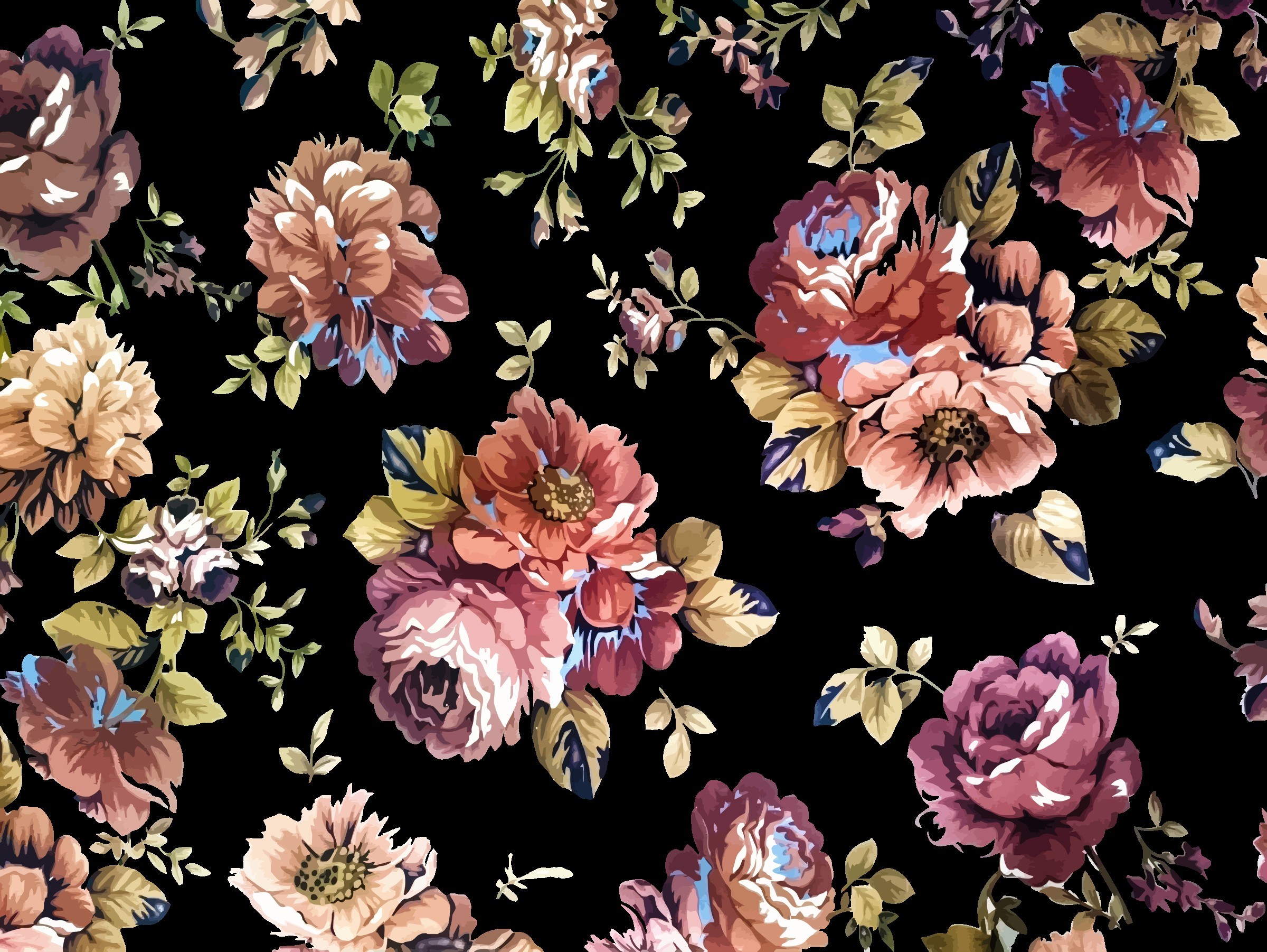 Vintage Flower Background