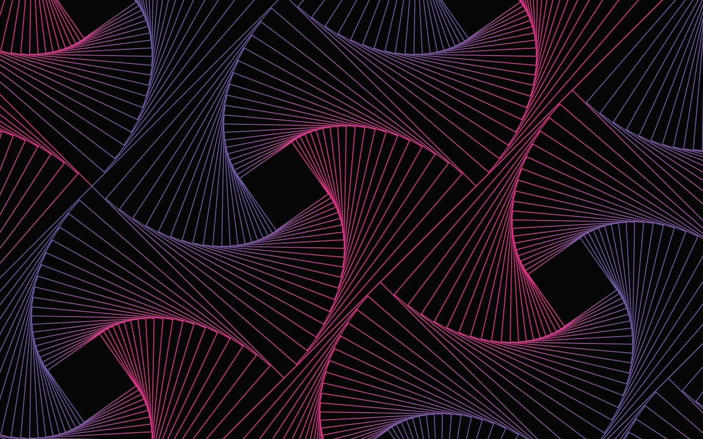 Geometric Wallpaper 4K, Lines, Black background, Abstract