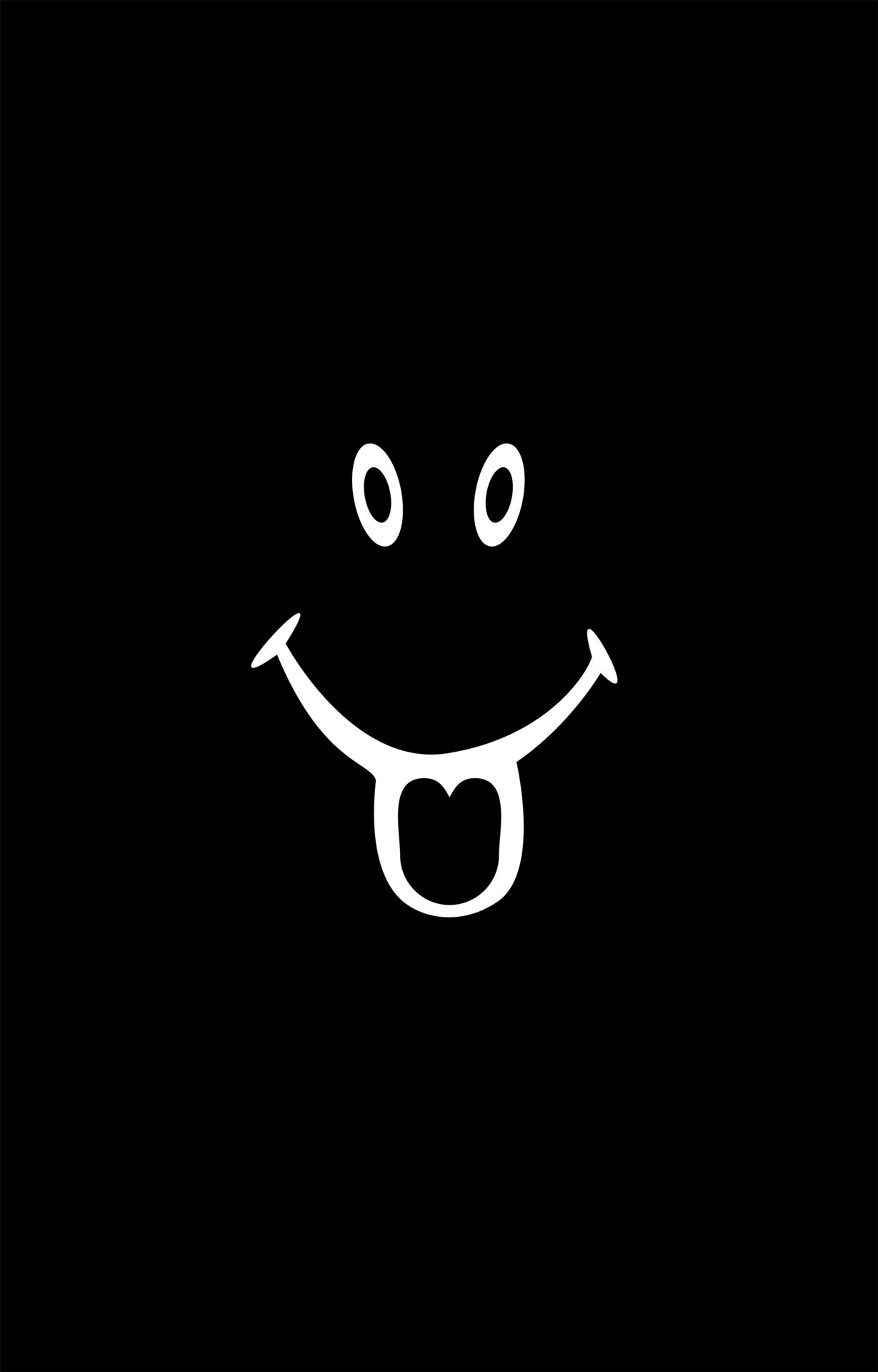 simple happy emoticons and funny wallpaper