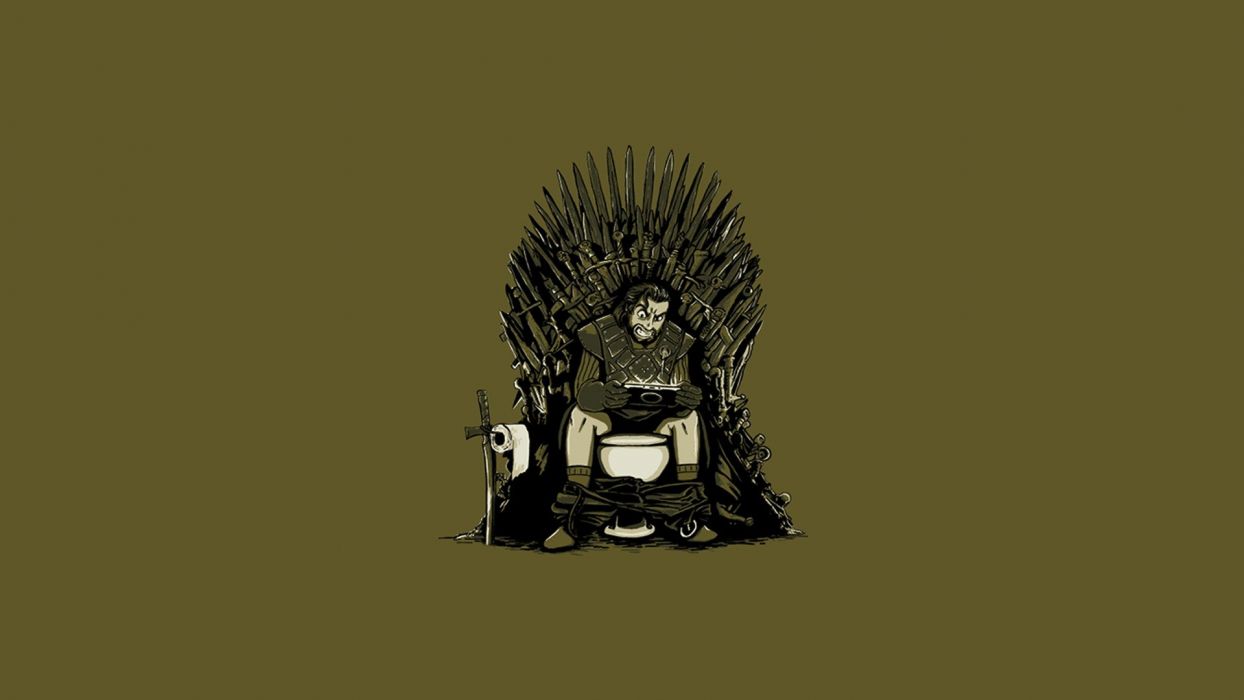 Minimalistic funny artwork Game of Thrones simple background wallpaperx1080