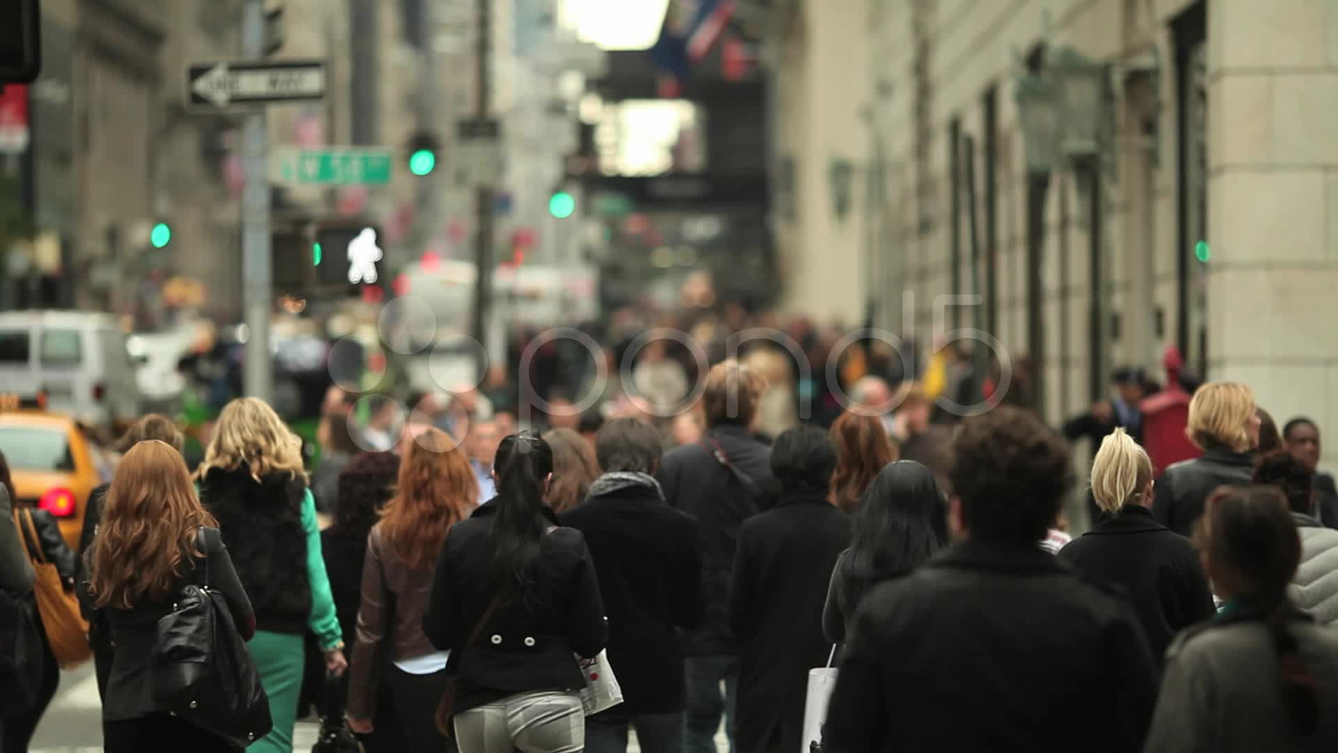 Crowd Walking slow motion people street crossing signal city urban new york Stock Footage, #motion#people#street#Crowd. Netflix streaming, Film, Teaser