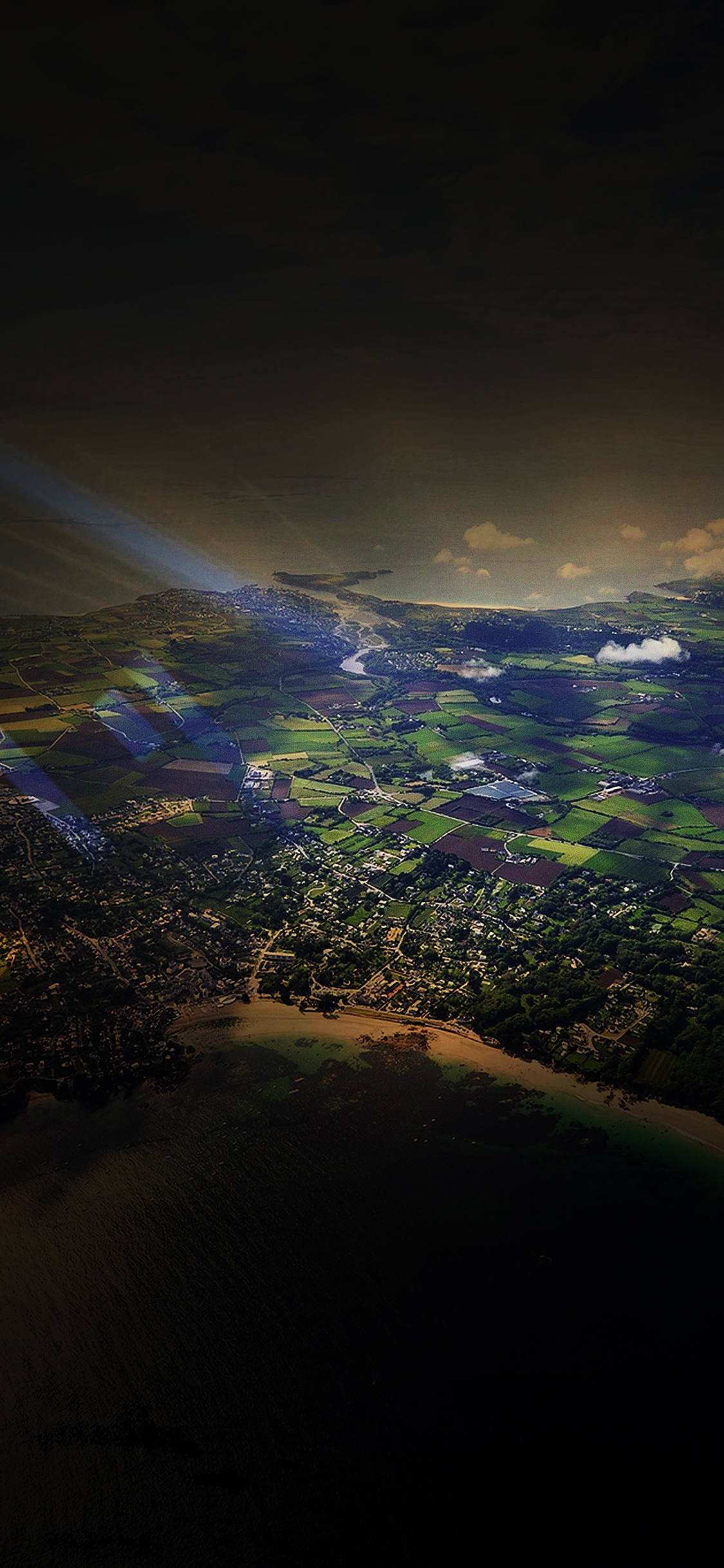 flight sunny day sky dark bokeh high mountains nature