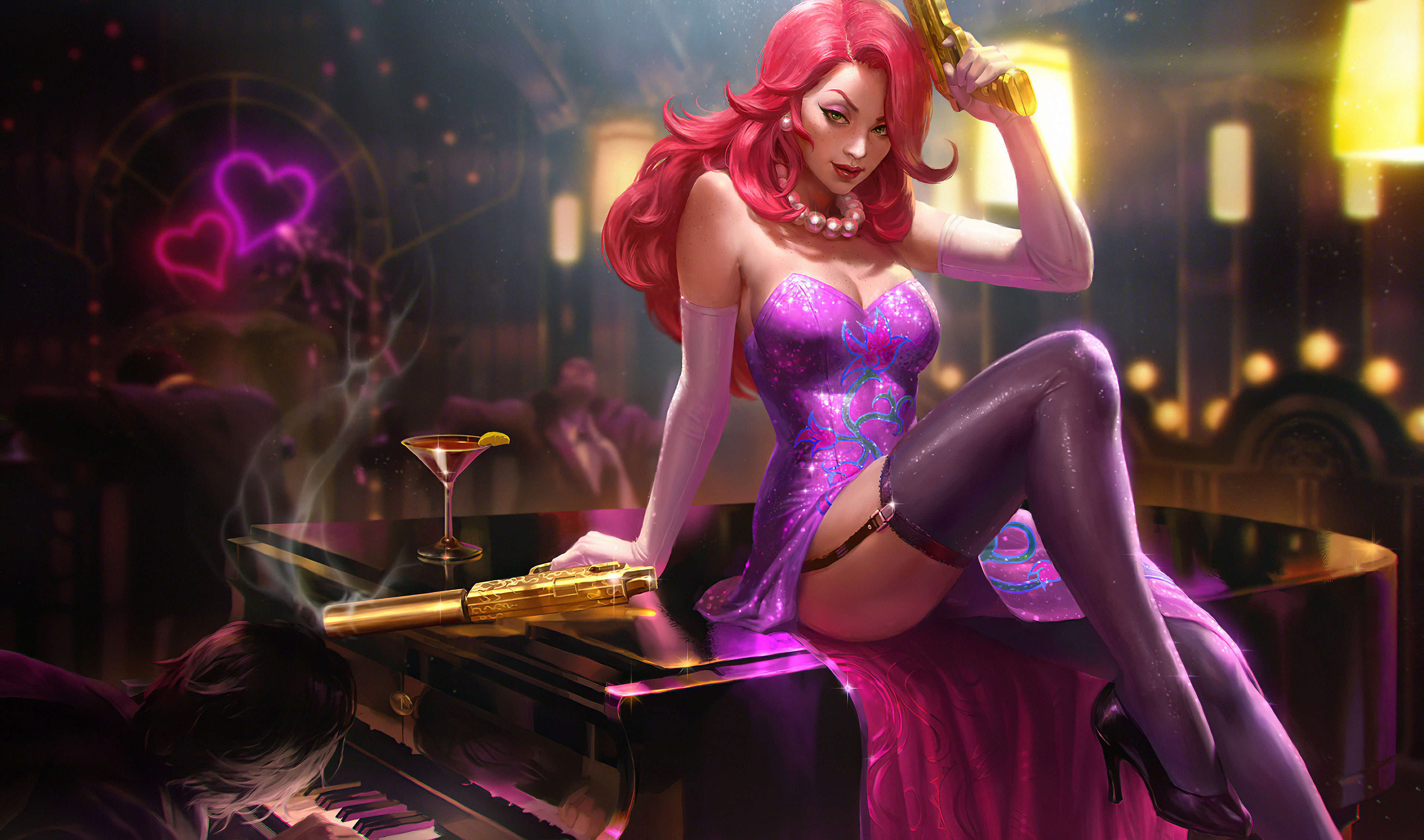Wallpaper 4k Secret Agent Miss Fortune Wallpaper