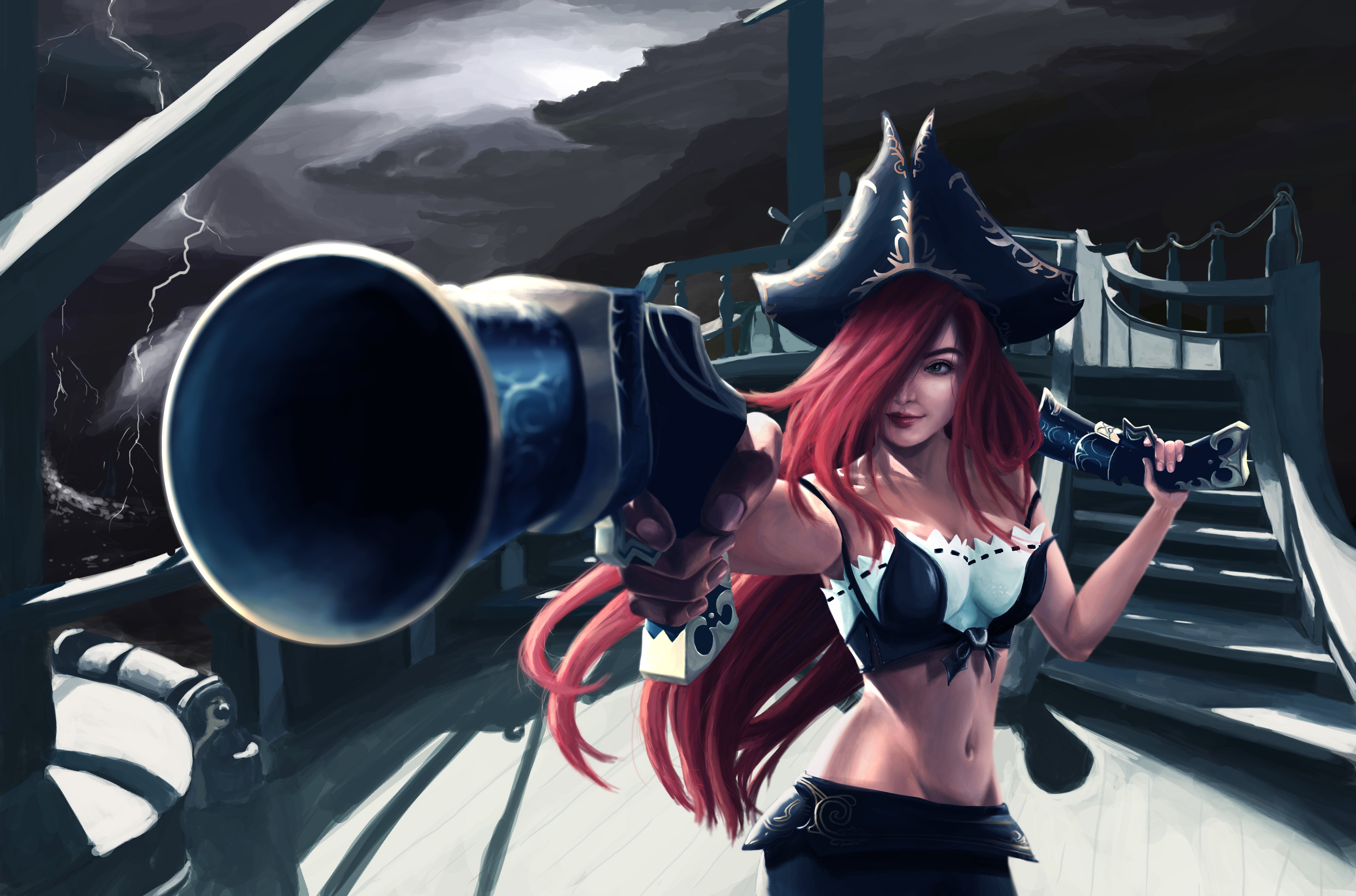 Miss Fortune. Wallpaper & Fan Arts. League Of Legends