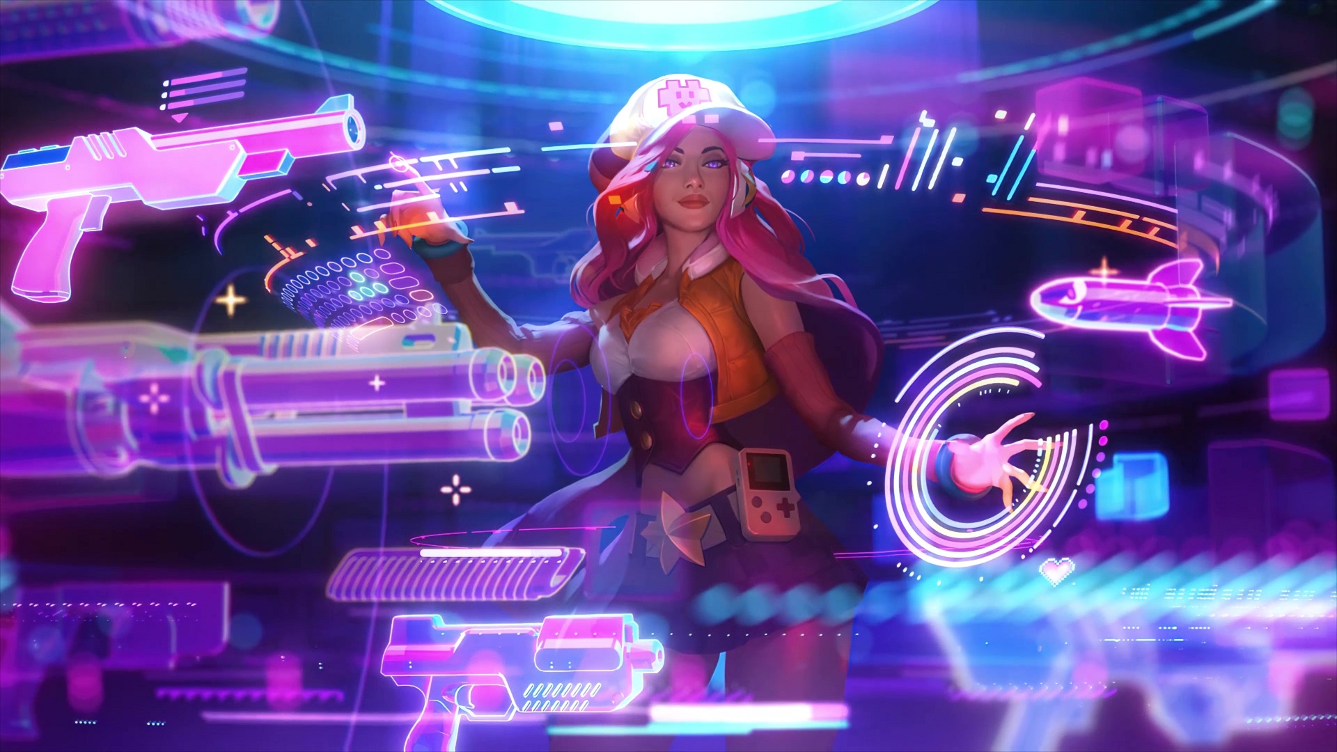 Miss Fortune Live Wallpaper, Animated Wallpaper