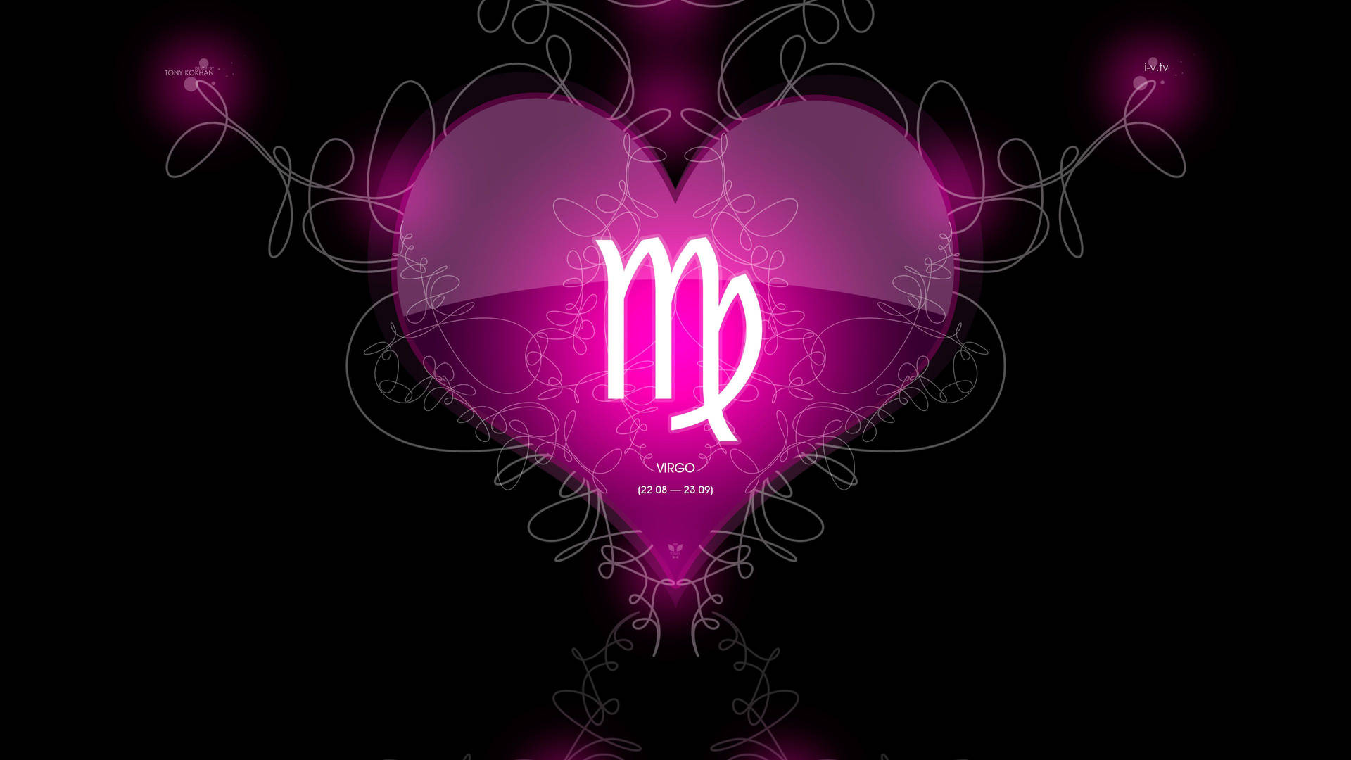 Download Virgo Zodiac Heart Wallpaper