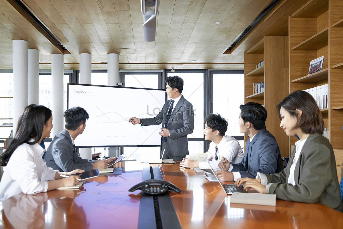 Business People Meeting Picture And HD Photo. Free Download On Lovepik