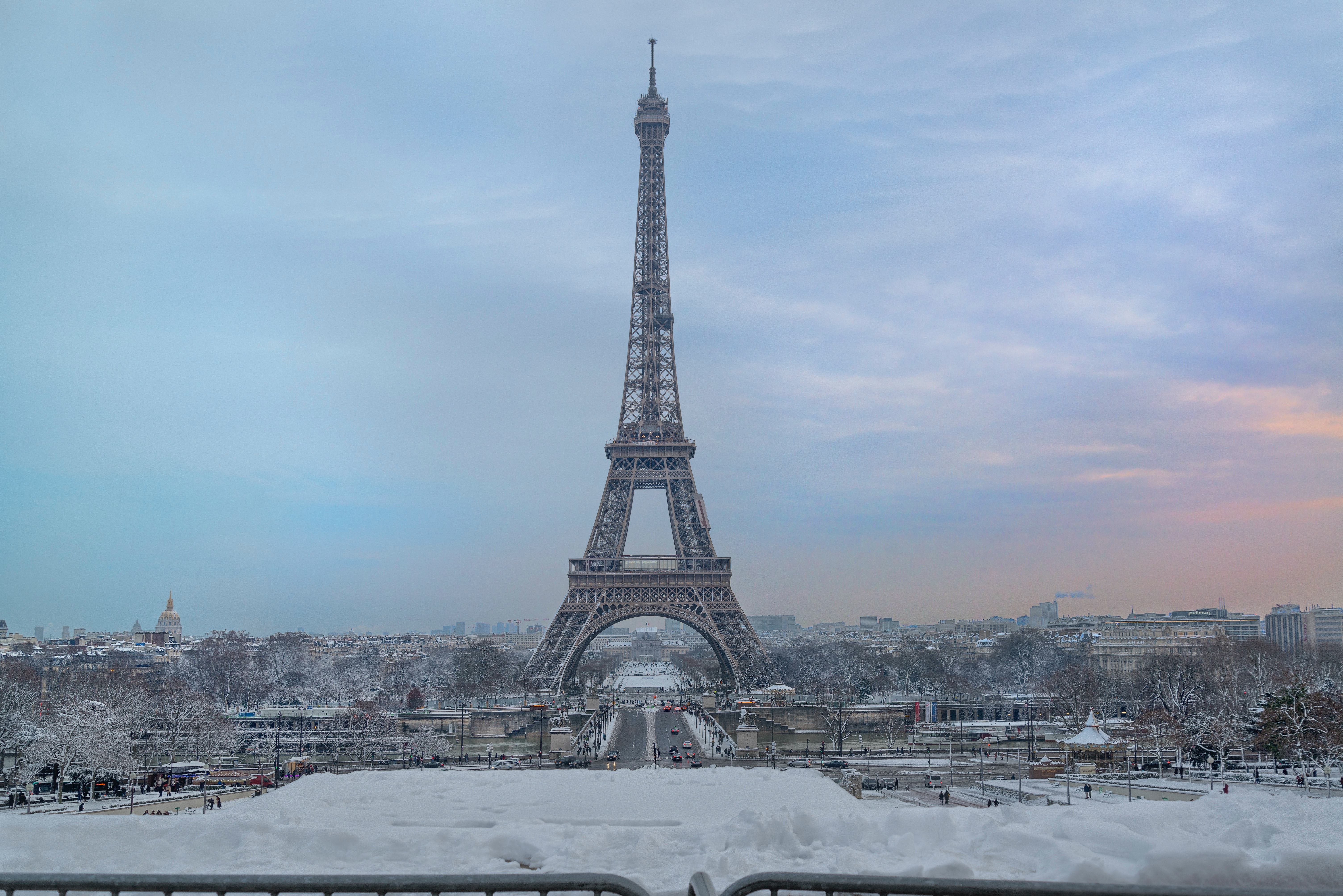 The Famous Eiffel Tower in Paris During Winter · Free