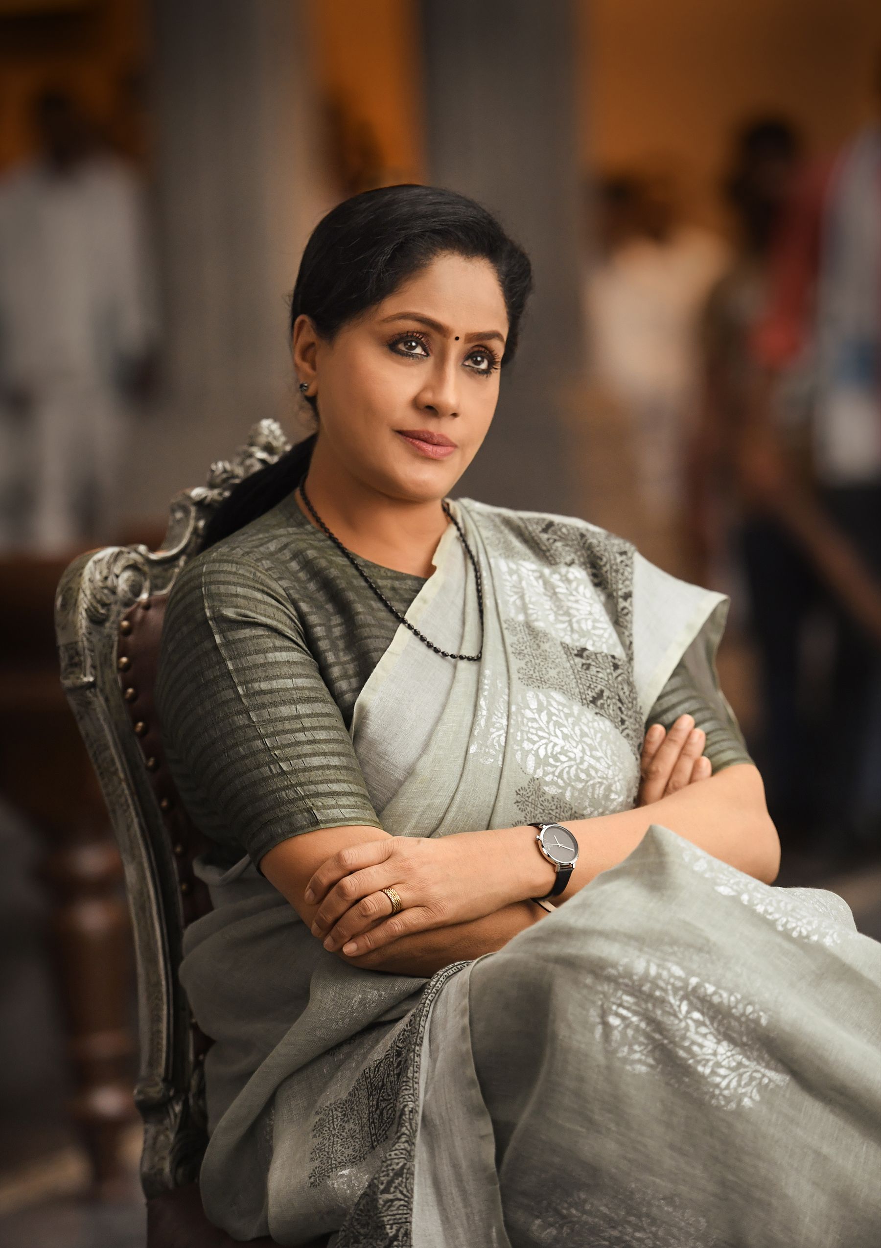 Vijayashanti HD Still. HD movies, Mahesh babu, Saree