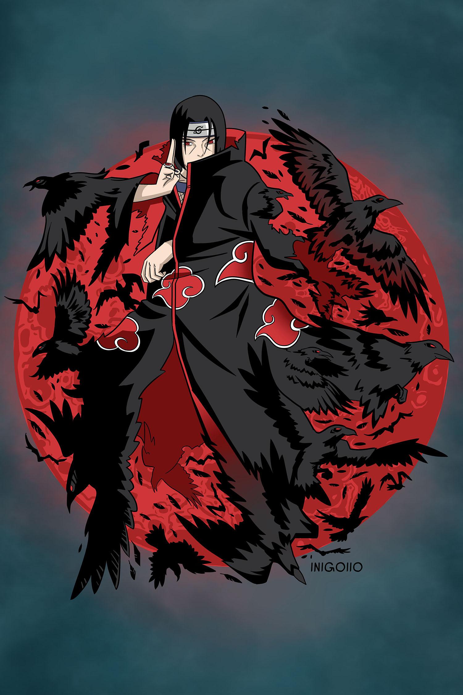 Itachi Uchiha Sharingan Genjutsu Vertical Fond D'ecran, 41% OFF