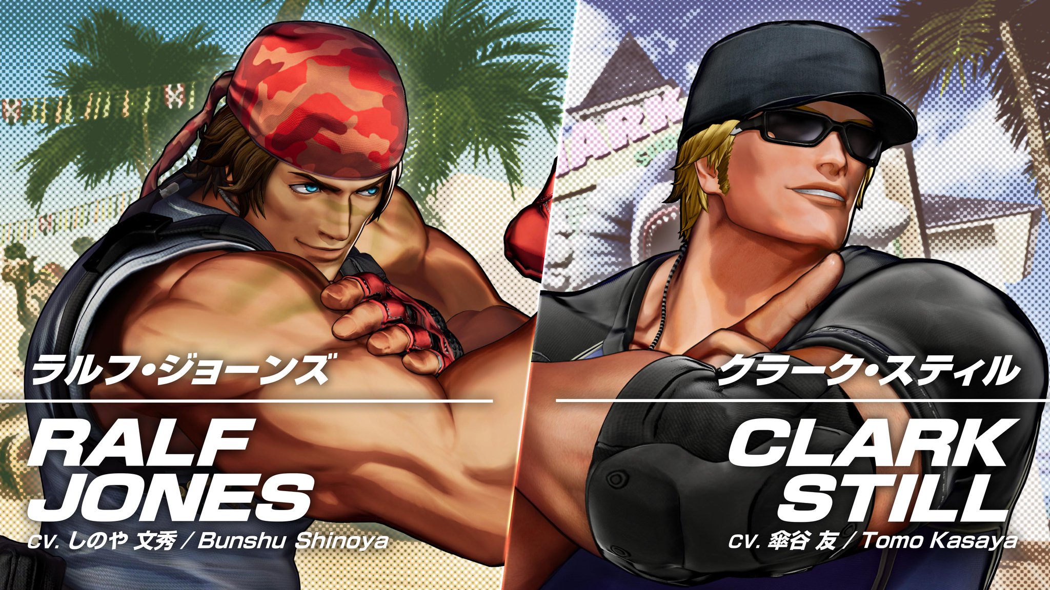 SNK GLOBAL - 【KOF XV】 Here's the character reveal trailer for RALF JONES and CLARK STILL!! ＞ #SNK #KOF #KOF15 #RalfJones #ClarkStill