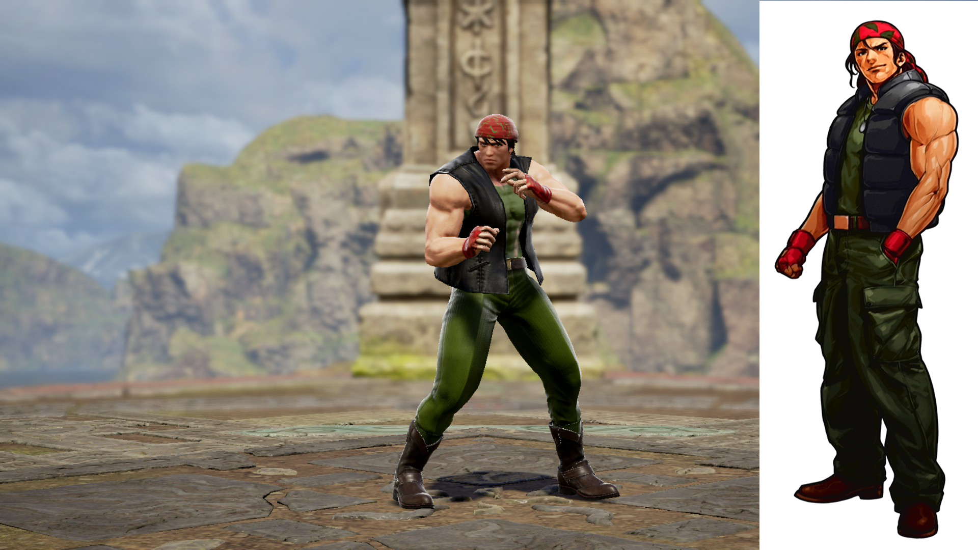 Ralf Jones from King of fighters