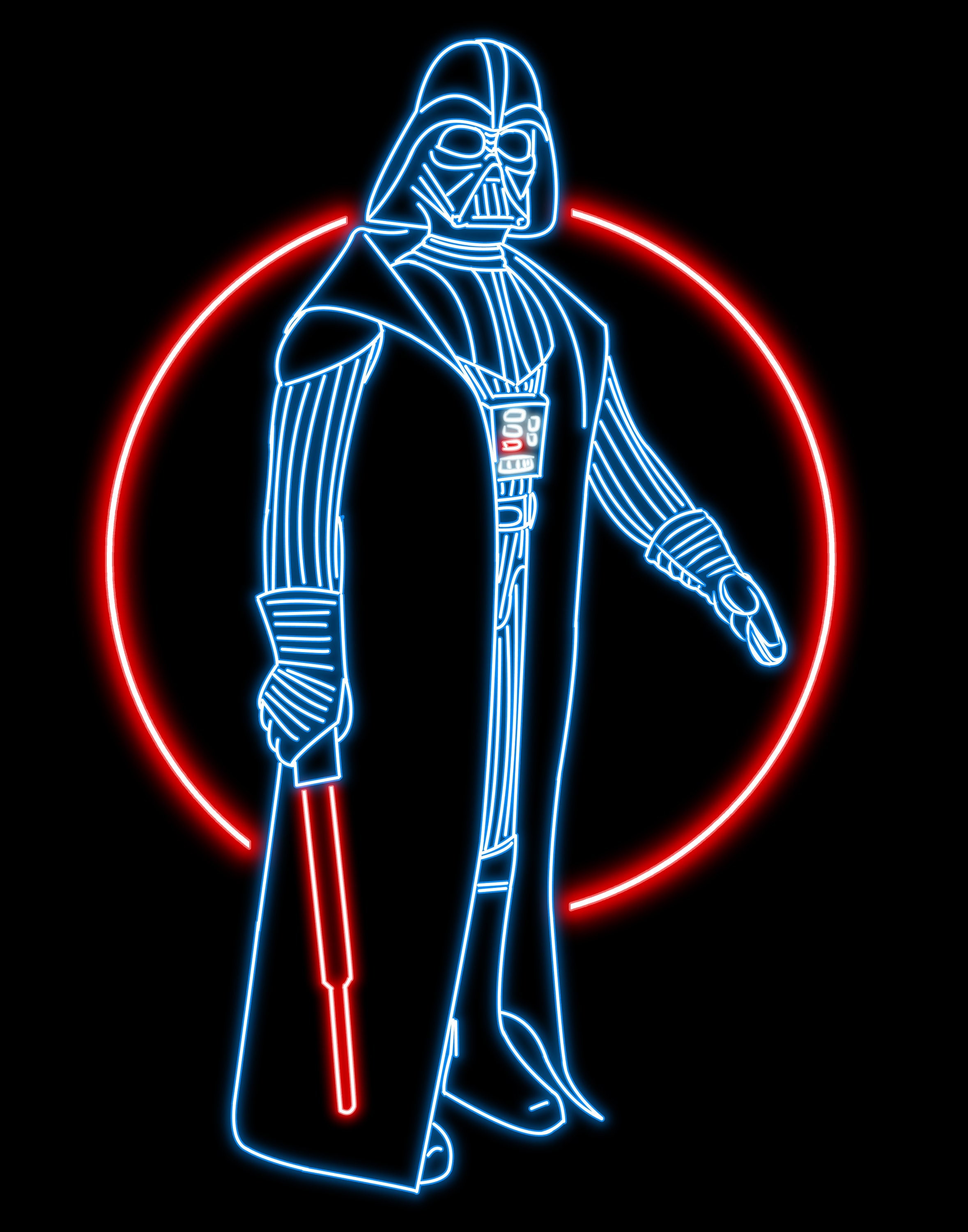 Neon Kenner Darth Vader