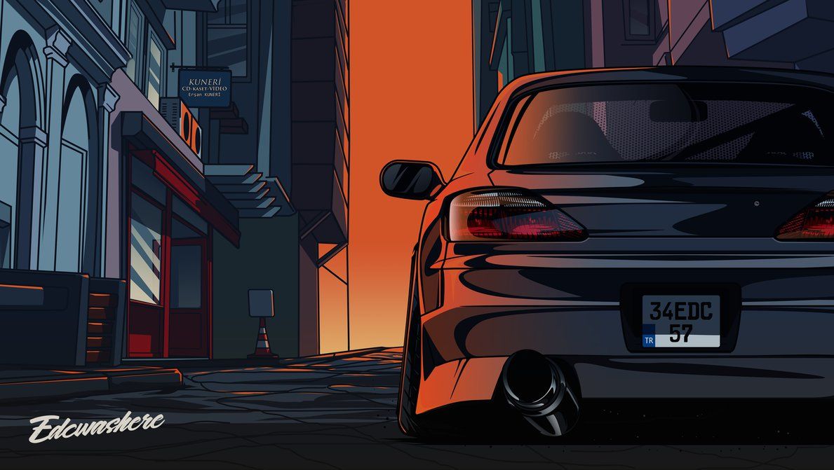 Nissan Silvia #Back S15 #EDCGRPHCS. Nissan silvia, Jdm wallpaper, Toyota supra mk4