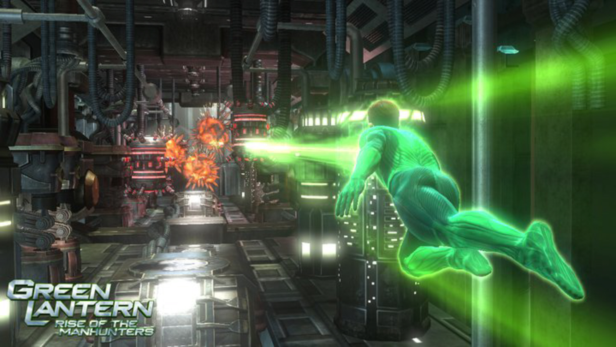 Green Lantern Rise Of The Manhunters Wallpaper Mechanics