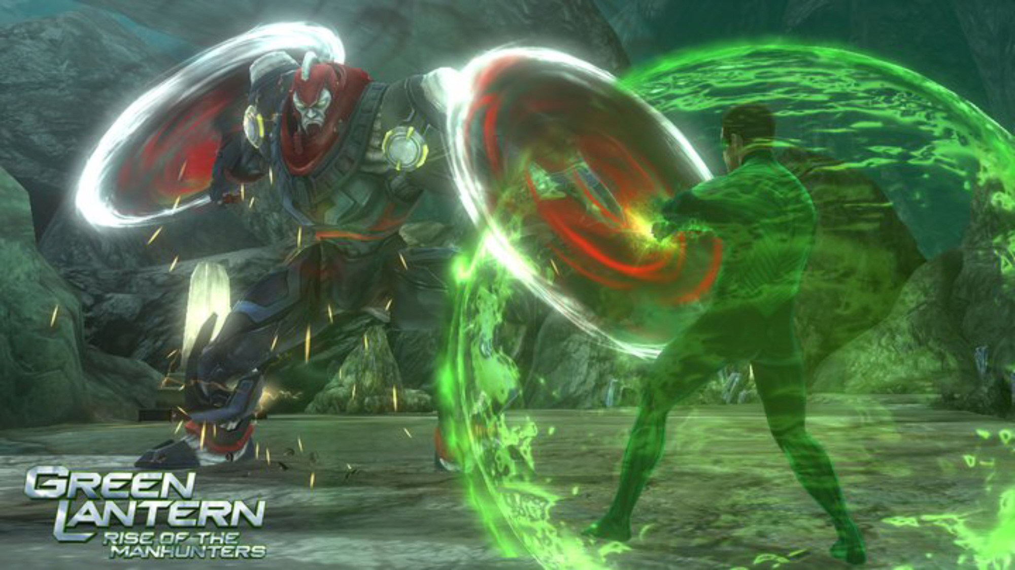 Green Lantern Rise Of The Manhunters Wallpaper Shield