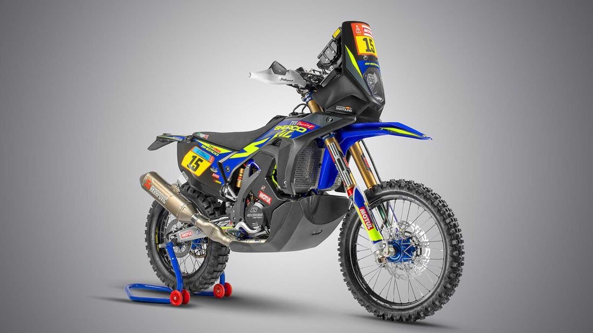 This is Sherco's 450 SEF For Dakar 2022