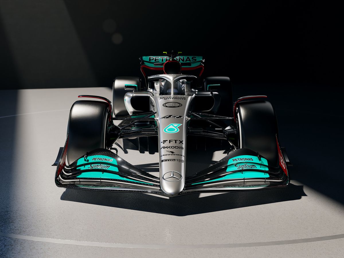 First Image of Mercedes F1 W13; Team Says Car Is '98% New' for 2022