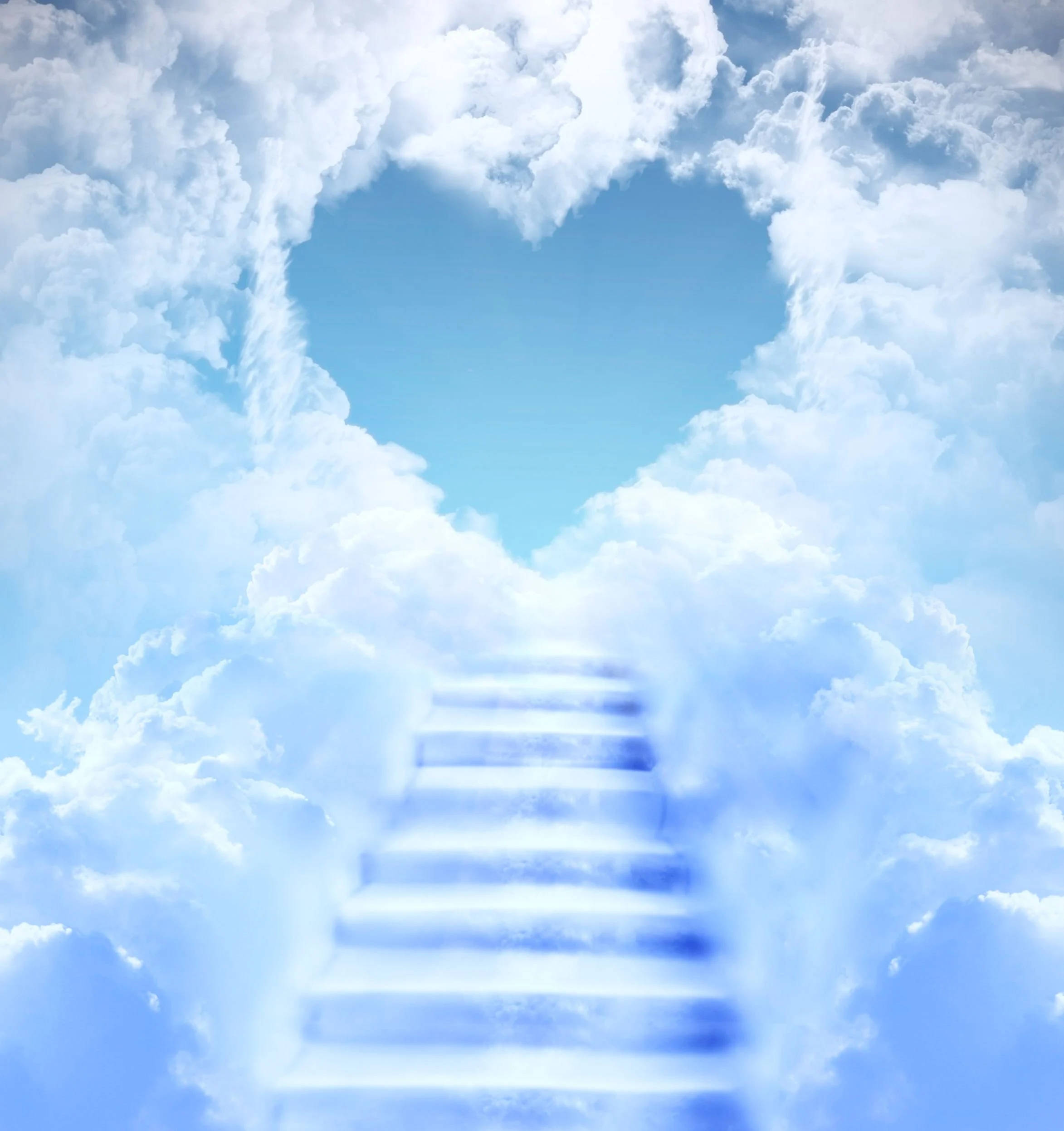 Download Funeral Clouds With Heart Wallpaper