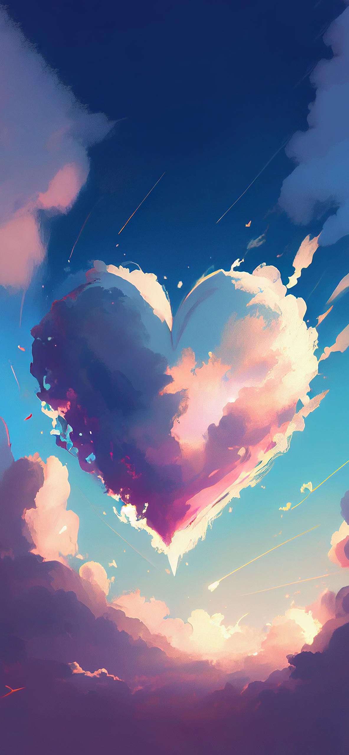 Clouds Heart Aesthetic Wallpaper Aesthetic Wallpaper