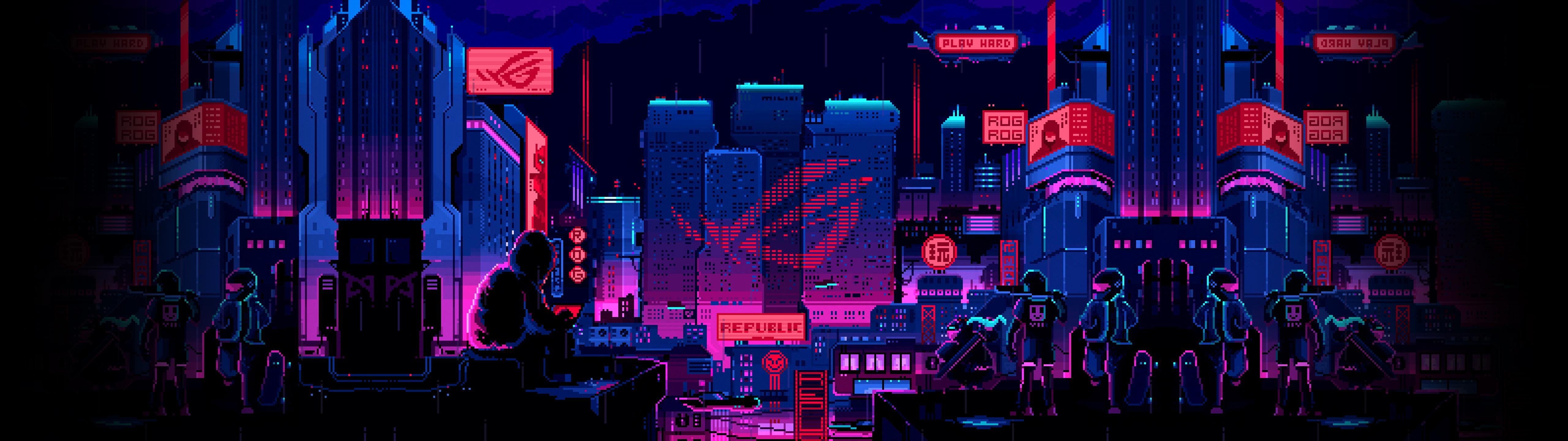 Asus Neon City [5120x1440]