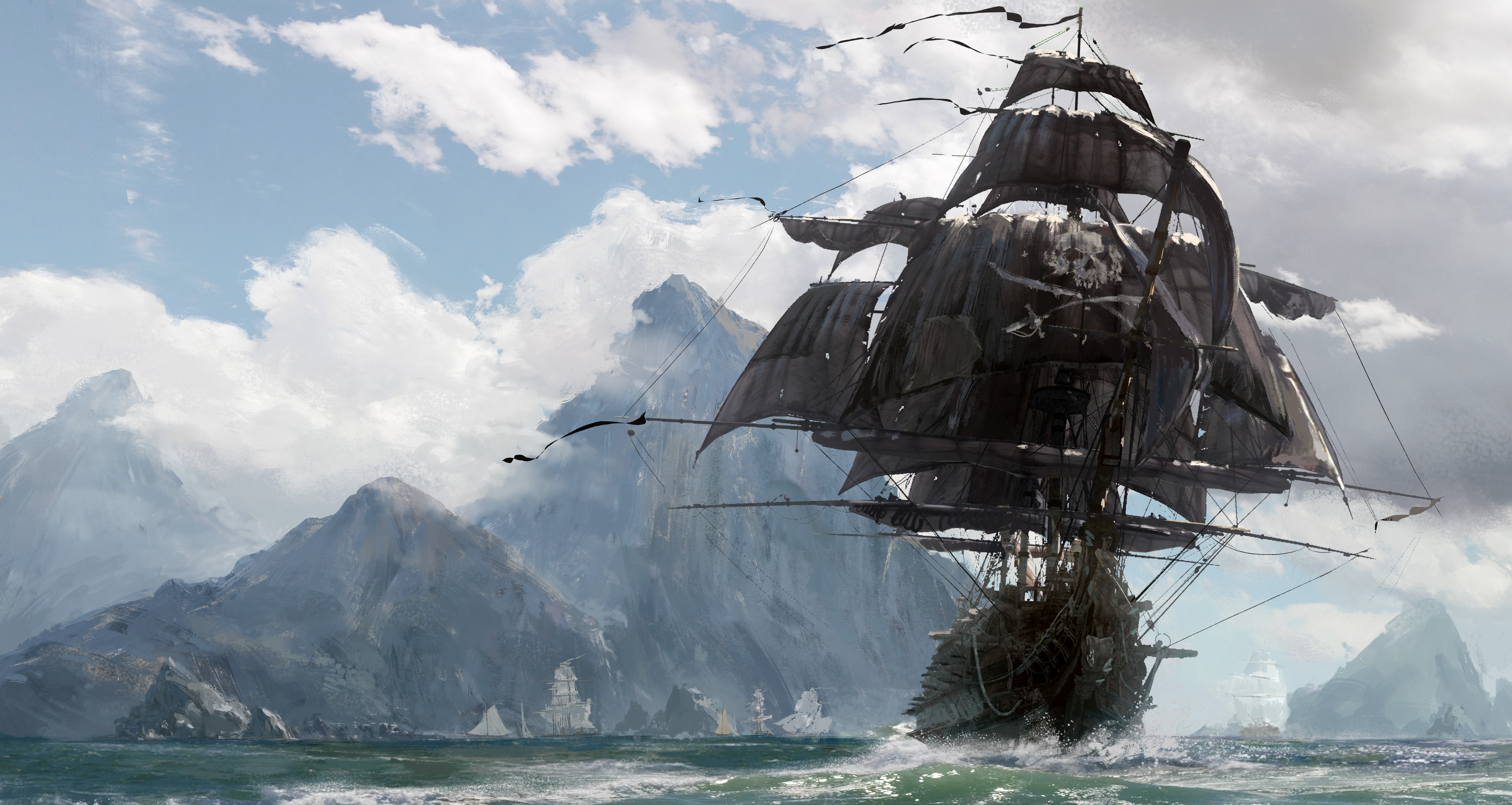 Skull and Bones HD Wallpaper and Background